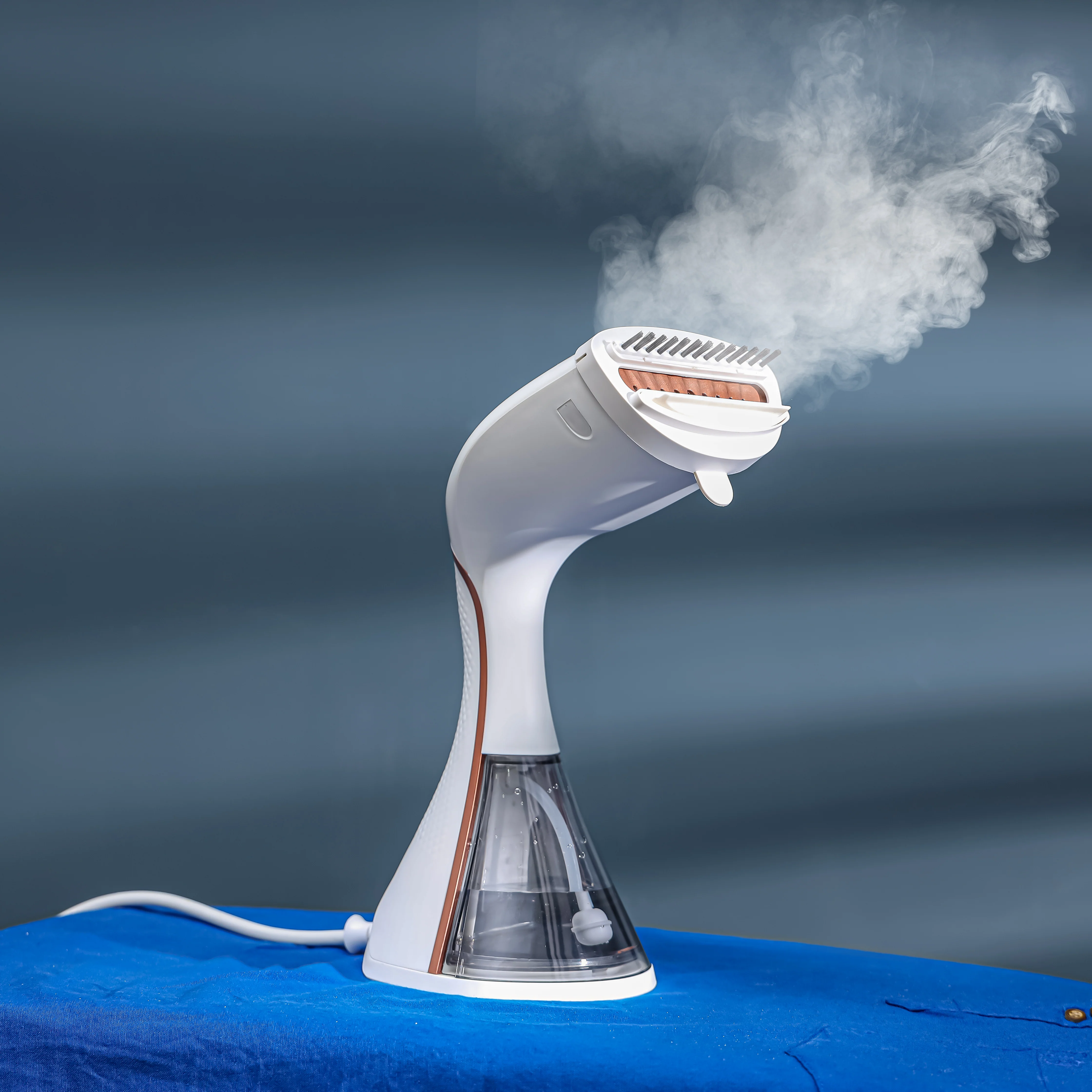 Geepas Handheld Garment Steamer GGS25035 | 1500W, Heats in 35s, 3 Modes with Turbo, 250ml Tank | Safe for All Fabrics & Delicates | White & Pink, 2-Year Warranty - Image 3