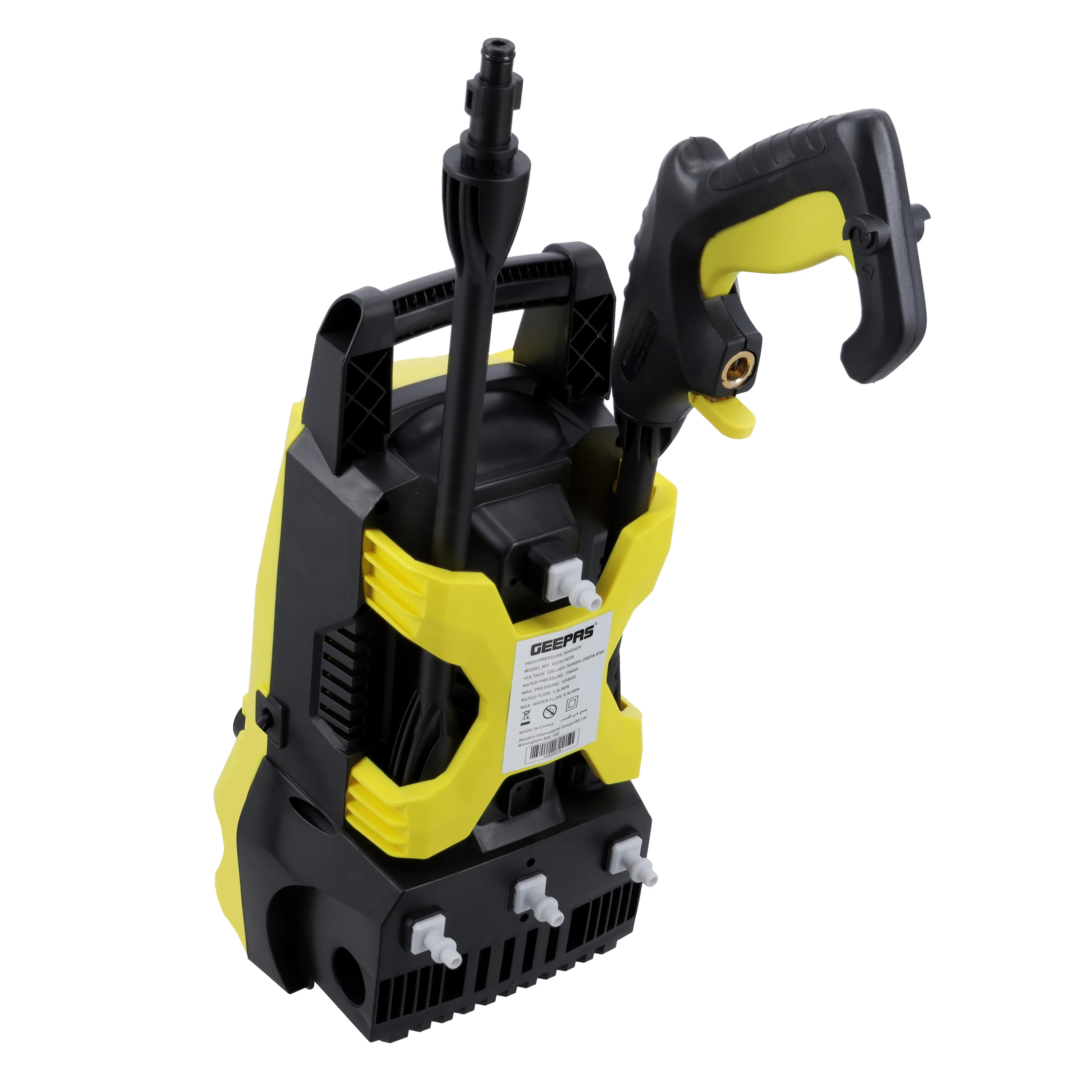 Geepas High Pressure Washer GCW19028 | 1500W | 105 Bar | 5M Hose - Image 4