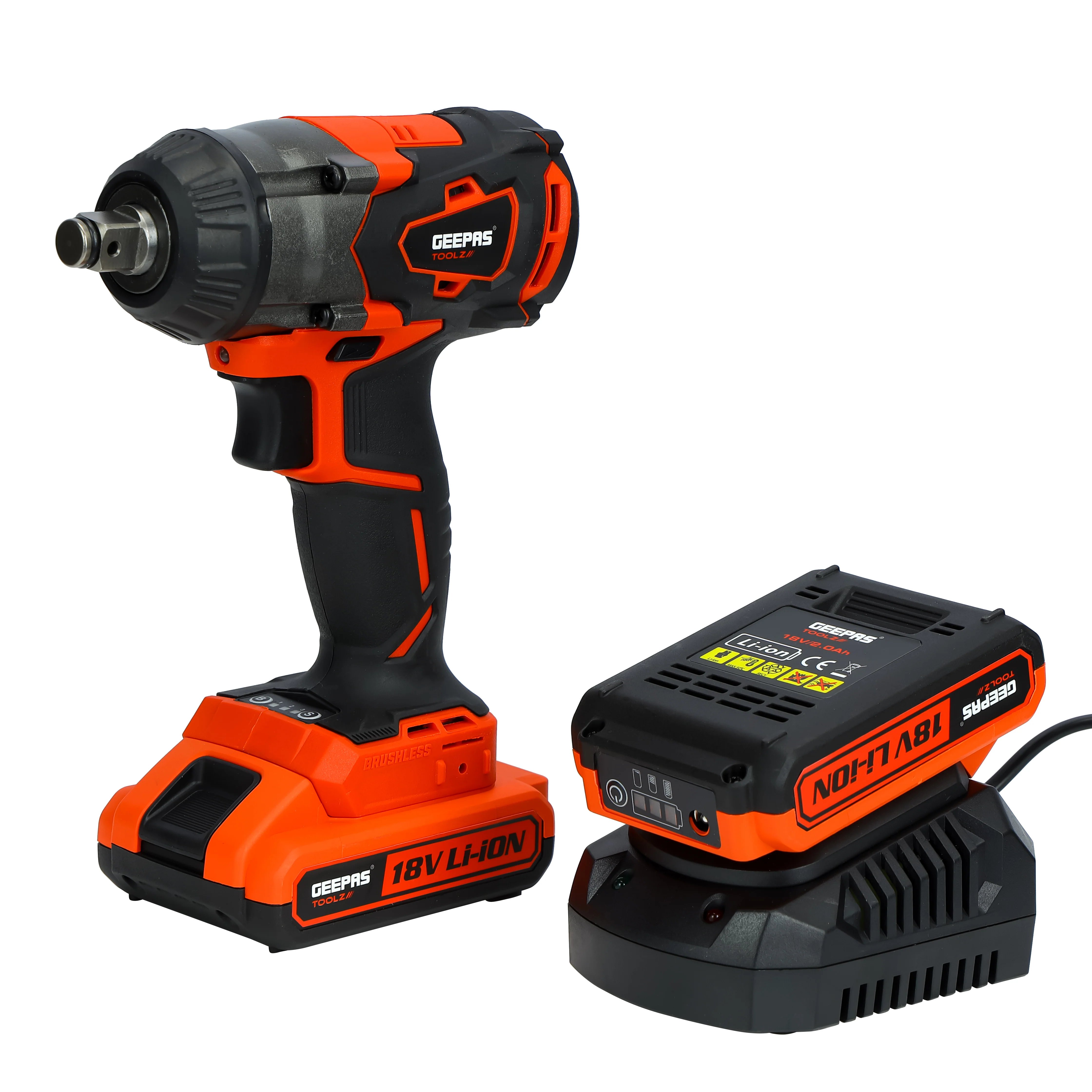 Geepas Impact Wrench GIW1820BLC | 18V | 350Nm | Cordless - Image 3