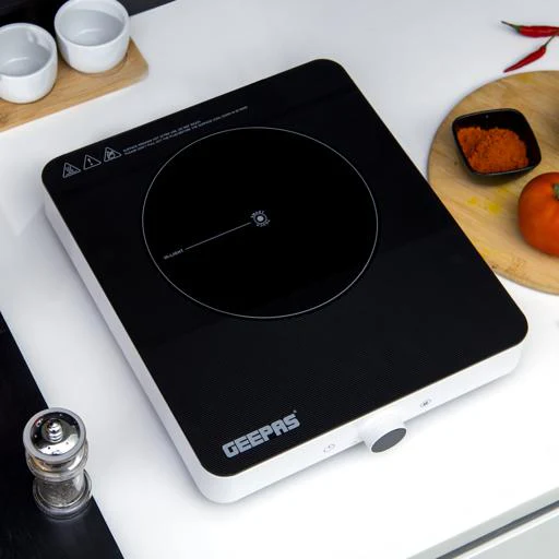 Geepas Infrared Cooker GIC33014 | 2000W Portable Electric Cooker|10 Power Levels| Knob & Touch Control| LED Display| 99-Min Timer| Durable Crystal Plate| 2 Year Warranty - Image 3