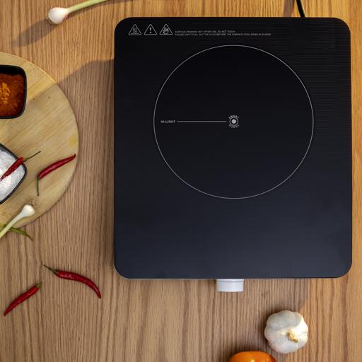 Geepas Infrared Cooker GIC33014 | 2000W Portable Electric Cooker|10 Power Levels| Knob & Touch Control| LED Display| 99-Min Timer| Durable Crystal Plate| 2 Year Warranty - Image 4