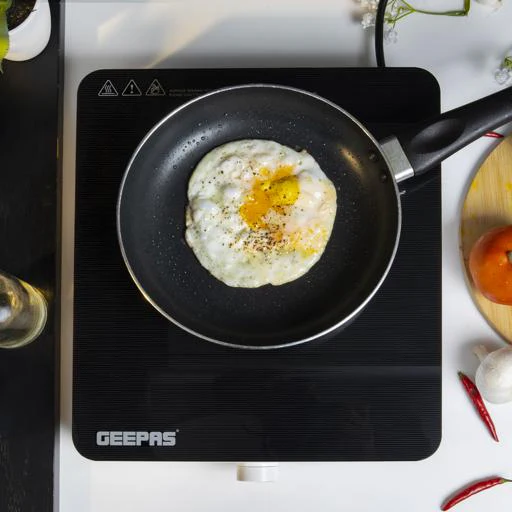 Geepas Infrared Cooker GIC33014 | 2000W Portable Electric Cooker|10 Power Levels| Knob & Touch Control| LED Display| 99-Min Timer| Durable Crystal Plate| 2 Year Warranty - Image 5