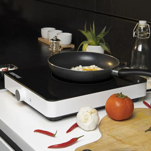 Geepas Infrared Cooker GIC33014 | 2000W Portable Electric Cooker|10 Power Levels| Knob & Touch Control| LED Display| 99-Min Timer| Durable Crystal Plate| 2 Year Warranty - Image 6
