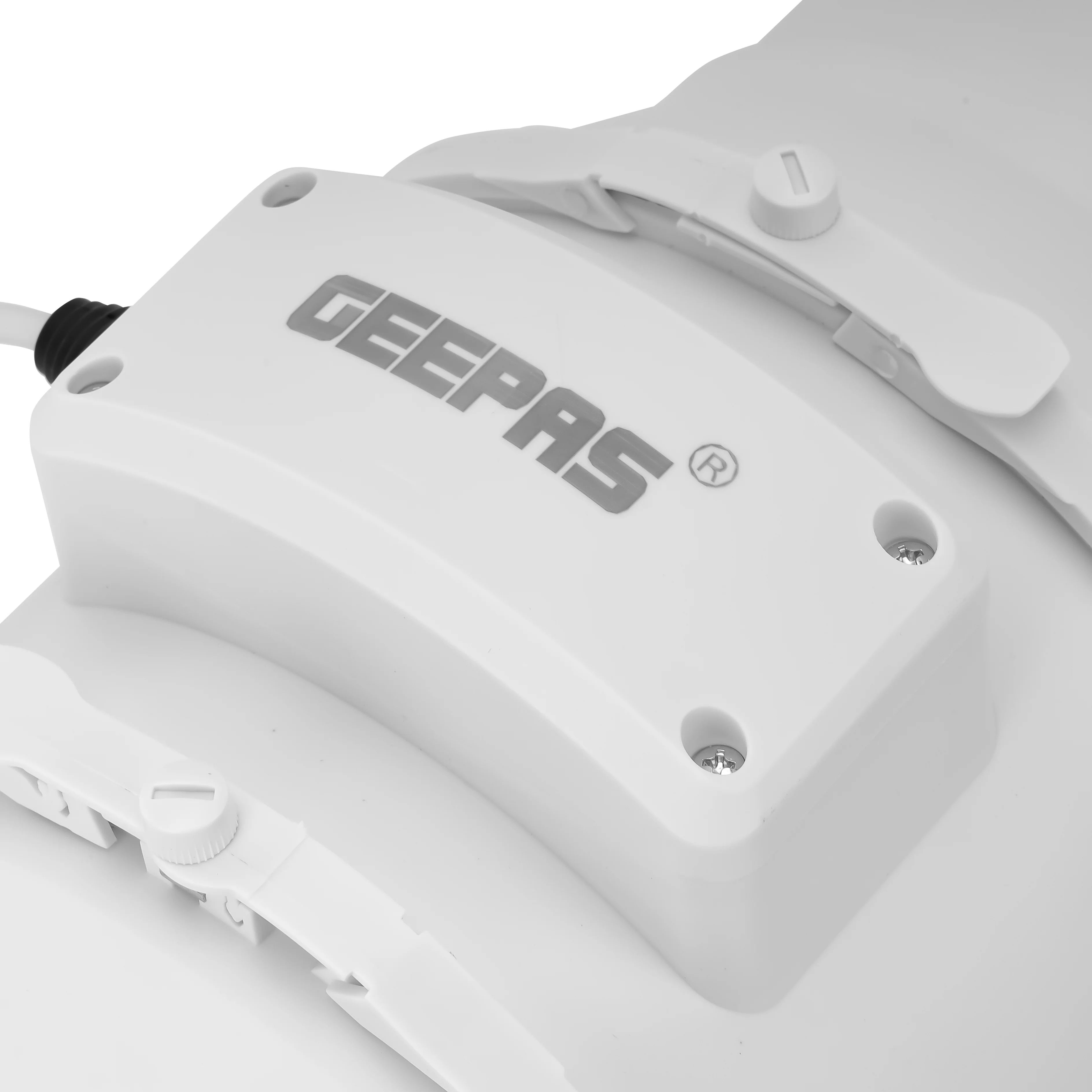 Geepas Inline Exhaust Fan GF21192 – 6", 28W, 2150 RPM, 370 CFM, Rust-Free, Low Noise, IPX4, Ideal for Homes & Commercial Spaces, 1-Year Warranty, White - Image 5