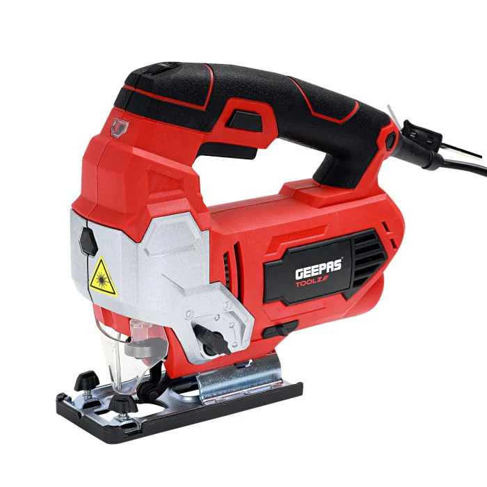 Geepas Jigsaw Tools 800W - 0-3000SPM Cutting in Wood 100mm Metal, 10mm | Multi-Functional Cutter Variable Speed Dial (0-3) Cutting Angle & Trigger Lock - Image 4