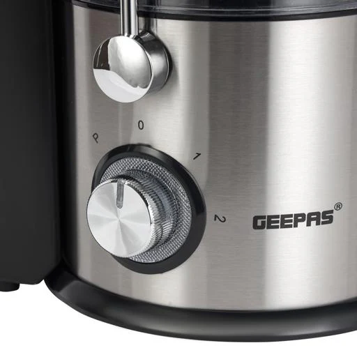 Geepas Juice Extractor GJE5437 | 800W | Wide Feed Tube for Whole Fruits & Vegetables| 2.2L Pulp Container| Stainless Steel Body| Multi-Safety Protection| 2 Years Warranty - Image 5