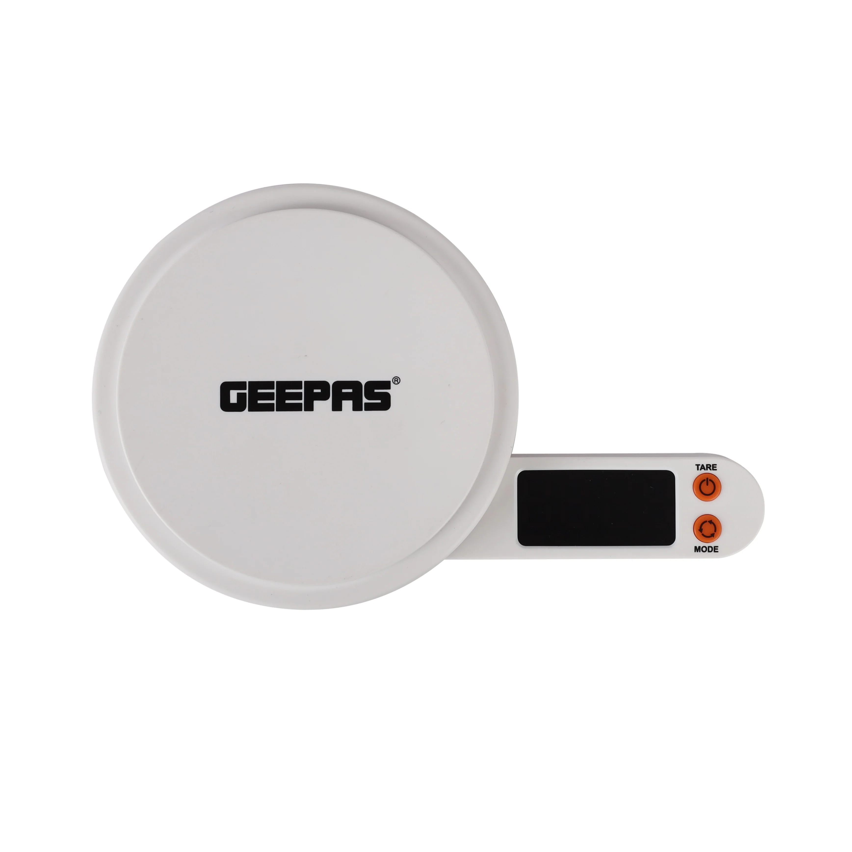 Geepas Kitchen Scale with Measuring Cup GKS46514 | LED Screen with Illuminated Digits, 5KG Capacity | Multi Units (g, oz, ml), Low Power Use | White, 2 Years Warranty - Image 5