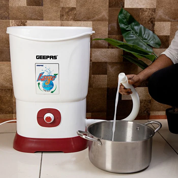 Geepas Laban Maker GLM18013 |  25L Capacity|  160W Copper Motor | Clockwise & Counterclockwise Rotation | Transparent Cover| Removable Drain Pipe| 2 Year Warranty - Image 3