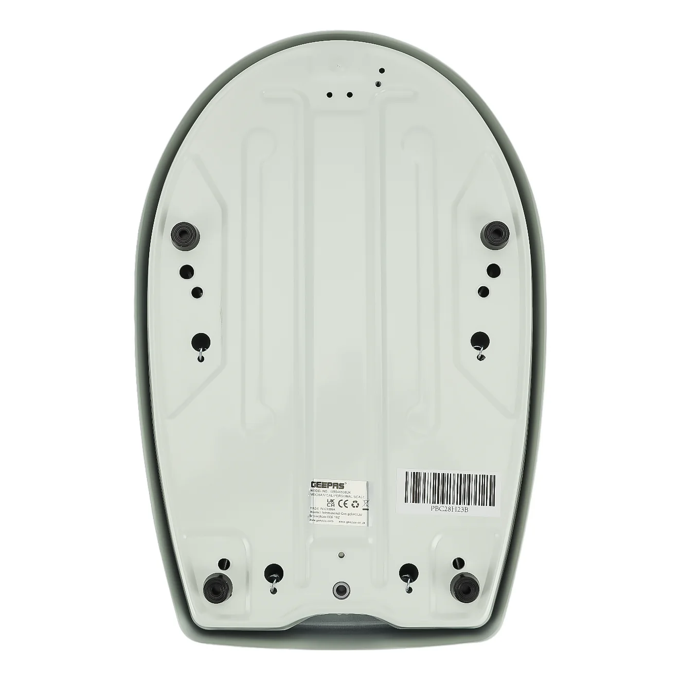 Geepas Mechanical Personal Scale- GBS46528UK/ 136KG Capacity, High Precision Dial, Metal Body, Leather Surface, Step-On Tech, Multi-Purpose Use, White & Black, 2Y Warranty - Image 5
