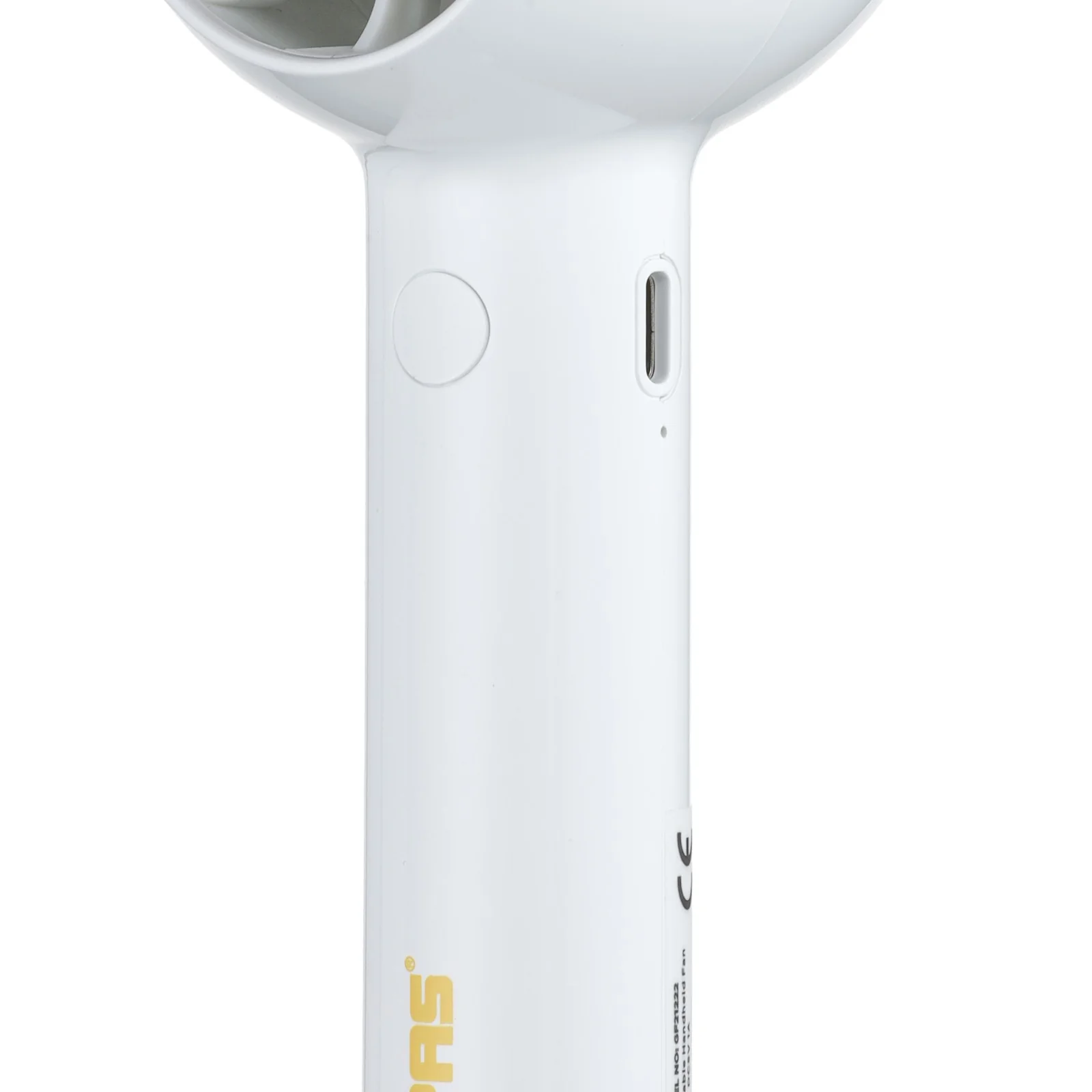 Geepas Mini Portable Handheld Fan- GF21222/ 2 Speed Control, 4 Hours Long Working Time/Small, Lightweight, Rechargeable for Indoor and Outdoor Use/White, 2 Years Warranty - Image 5