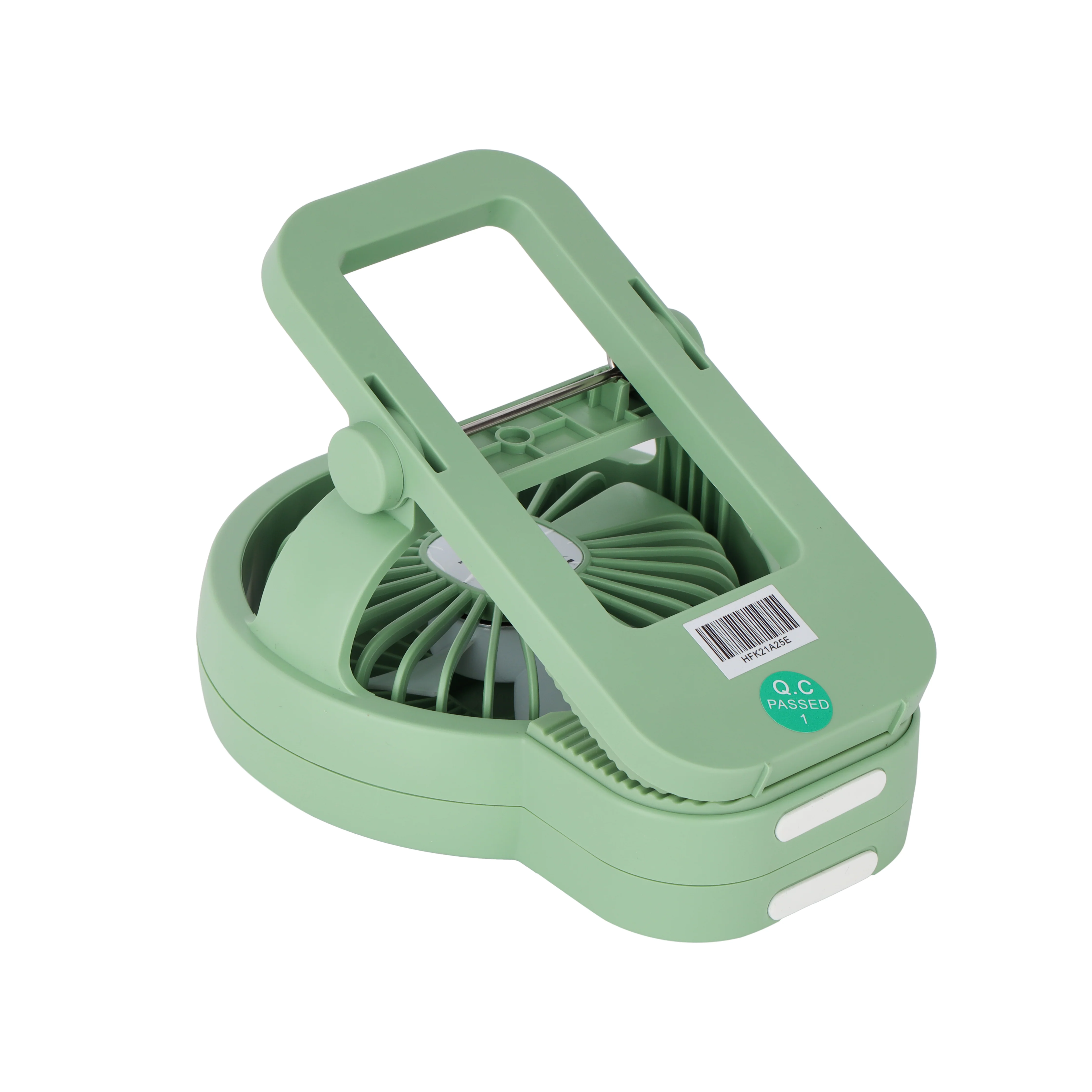 Geepas Mini Rechargeable Clip Fan- GF21221/ High Performance Fans with 3-Speed Controls, 8 Hours Runtime/ Type-C Charging, with Status Indicator/ 2 Years Warranty, Green - Image 5