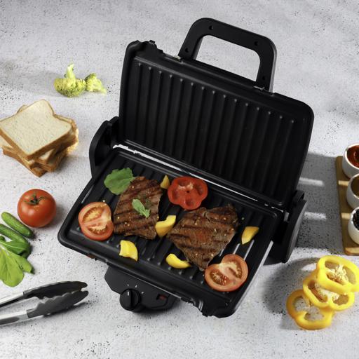 Geepas Multifunction Grill Maker GGM5458 |Powerful Electric Grill with Non-Stick Plates| Adjustable Thermostat Control| Cool-Touch Handle| Easy Cleaning| 2 Years Warranty - Image 2
