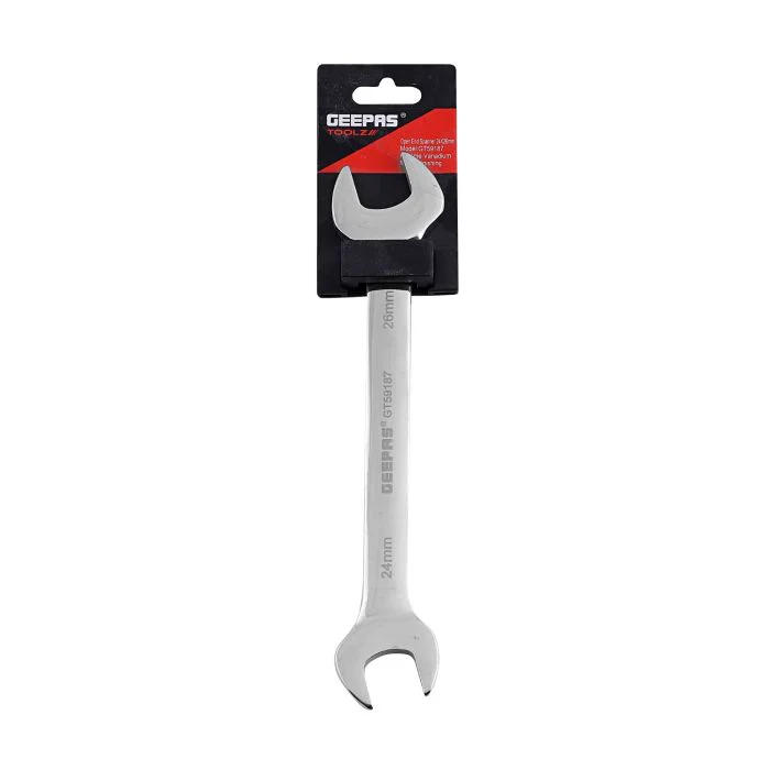 Geepas Open End Spanner 24*26mm - 1PCS Double End Open End Spanner Brake Pipe Spanner Metric for Home and Auto Repairing | Ideal for Mechanic, Plumbers, Carpenter, DIYers and More - Image 2
