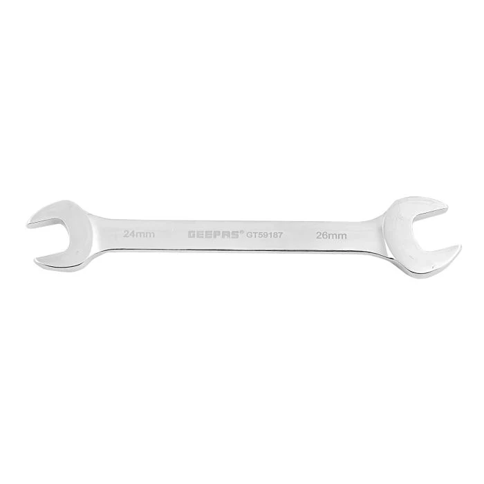 Geepas Open End Spanner 24*26mm - 1PCS Double End Open End Spanner Brake Pipe Spanner Metric for Home and Auto Repairing | Ideal for Mechanic, Plumbers, Carpenter, DIYers and More - Image 3