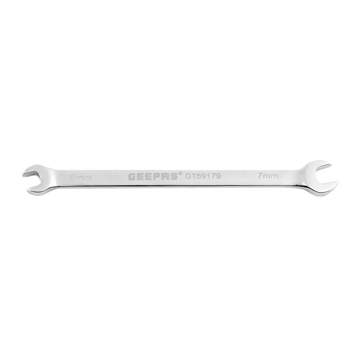Geepas Open End Spanner 6*7mm - 1PCS Double End Open End Spanner Brake Pipe Spanner Metric for Home and Auto Repairing | Ideal for Mechanic, Plumbers, Carpenter, DIYers and More - Image 3
