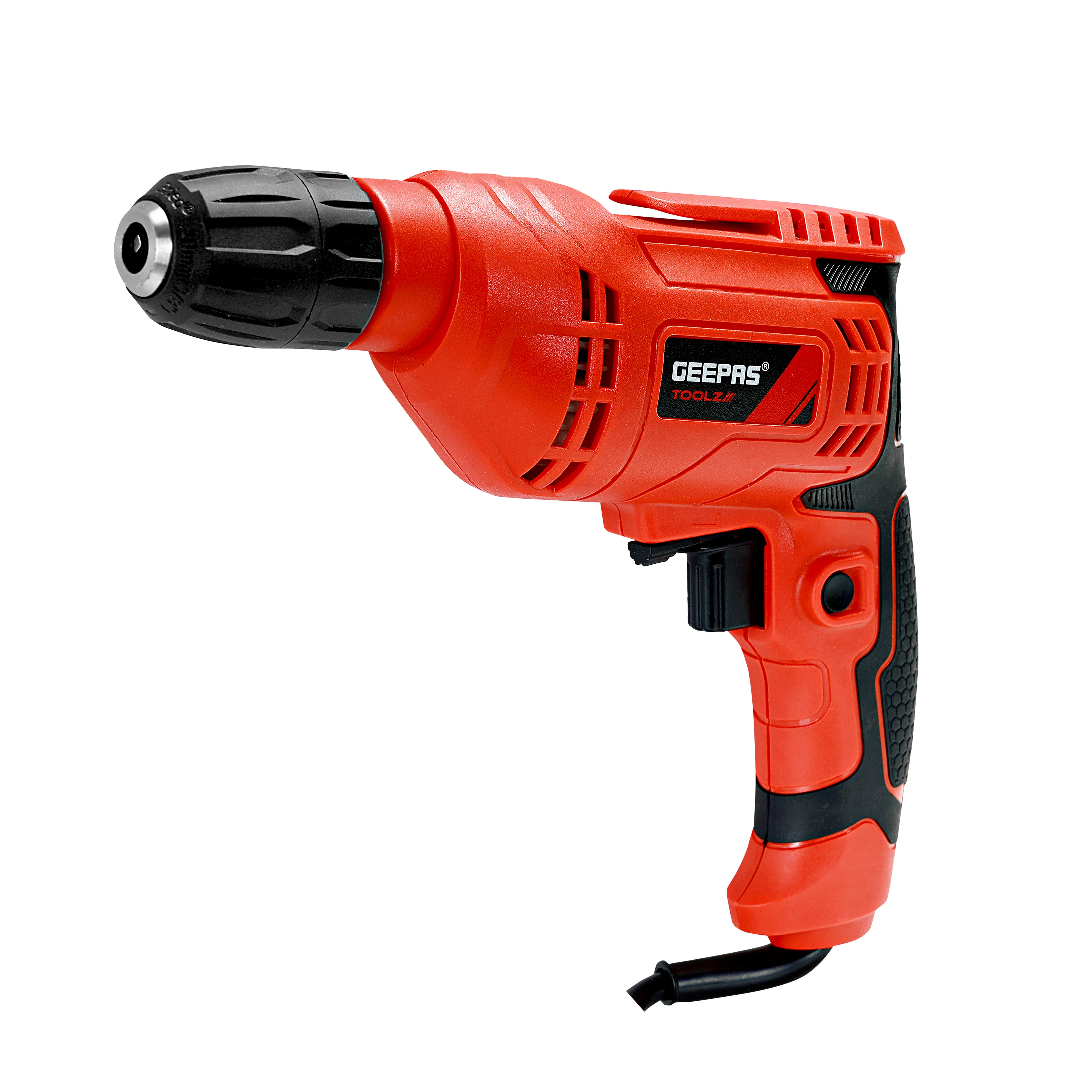 Geepas Percussion Drill 450W- Selector for Masonry, Brick, Metal, Wood & More - | Support Handle, Lock-On Switch, Depth Gauge & 4300RPM | Ideal for construction site workers, carpenters, professionals & DIYers - Image 2