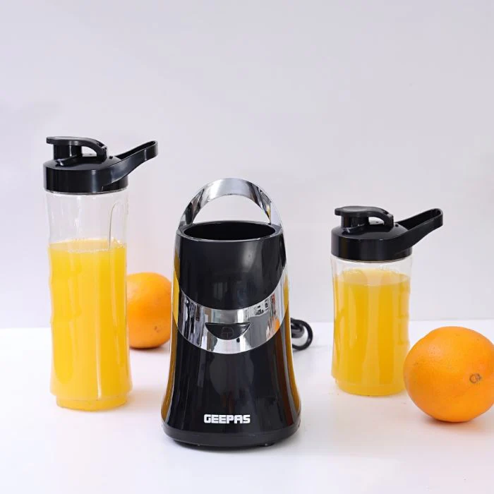 Geepas Personal Blender & Smoothie Maker - Mini Electric Juicer, Milkshake Maker with 2 Portable Blending Bottles - BPA Free Tritan Sports Bottles with Leak-Proof Lids - 350W - 2 Years Warranty - Image 9