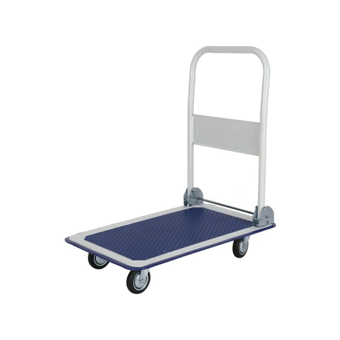 Geepas Platform Hand Truck- GMH59316| 150 KG Maximum Load Capacity, Multi-Purpose Hand Truck | Durable and Sturdy Construction, Perfect For Lifting Things| Blue and Silver - Image 5