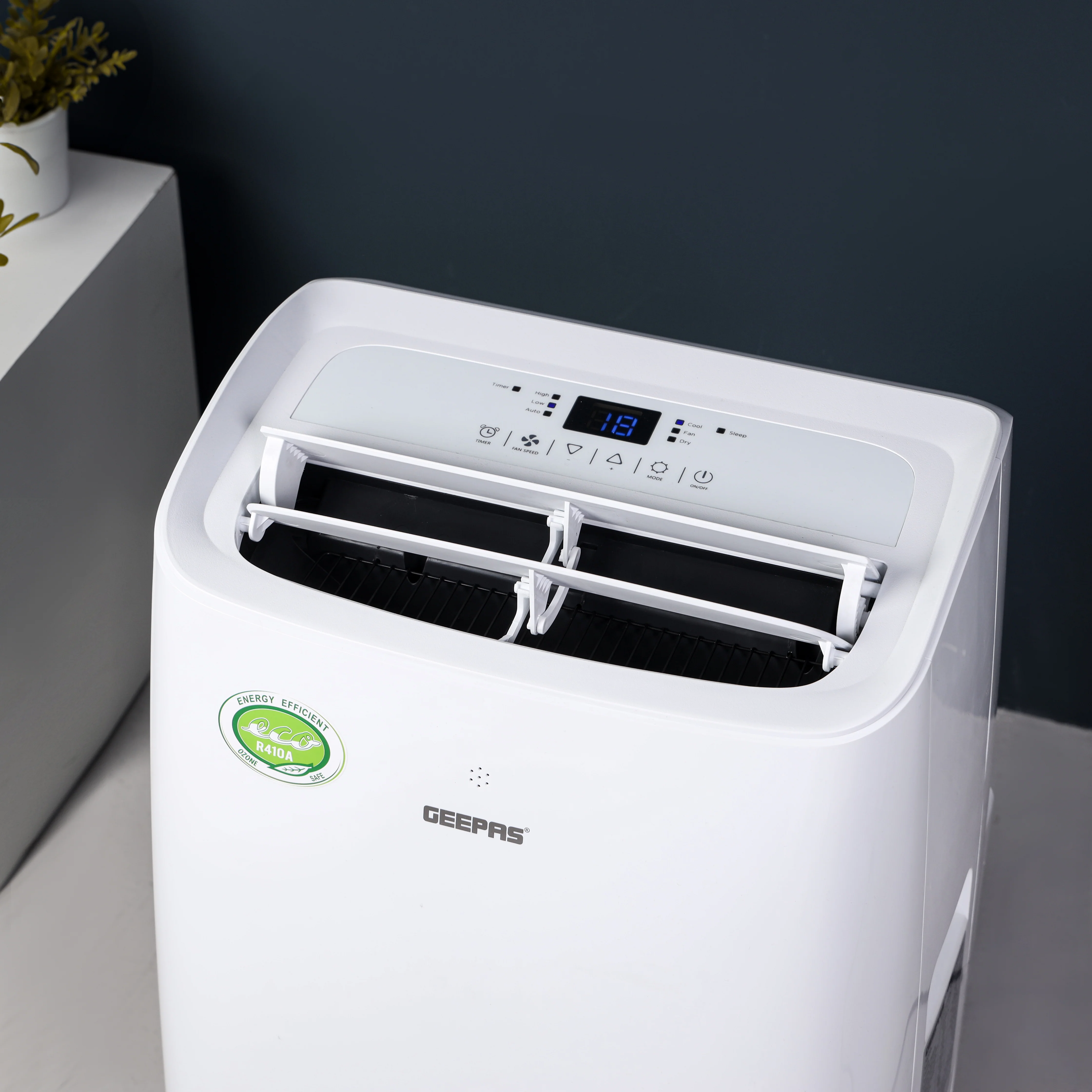 Geepas GACP1216CU 1.0 Ton Portable Air Conditioner | 12000 BTU Cooling Capacity | 3 Modes – Cool/Fan/Dry | Digital Display | Remote Control | Low Noise | 1-Year Warranty - Image 5
