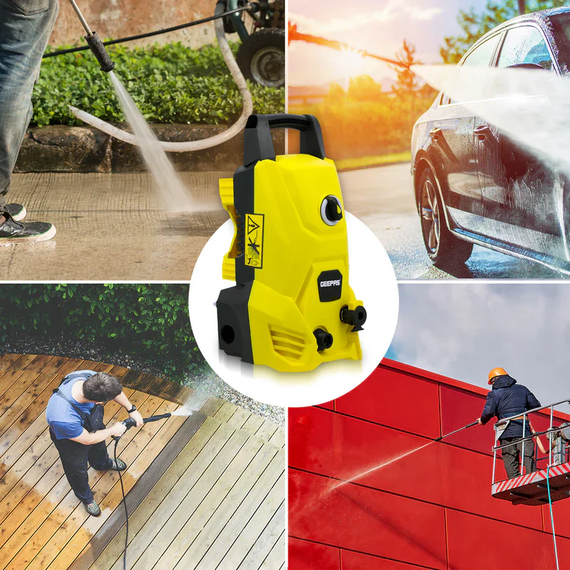 Geepas GCW19029 High Pressure Washer | 105BAR Power Washer with 2500W Motor | Ideal for Car, Bike, Patio & Home Cleaning | Compact Design | High Efficiency Performance - Image 3