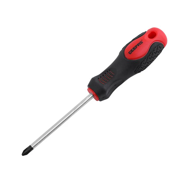 Geepas Precision Screwdriver - Containing One Phillips Screwdriver, Soft Grip Rubber Insulated Handle, Bicolored Red/Black - Image 2