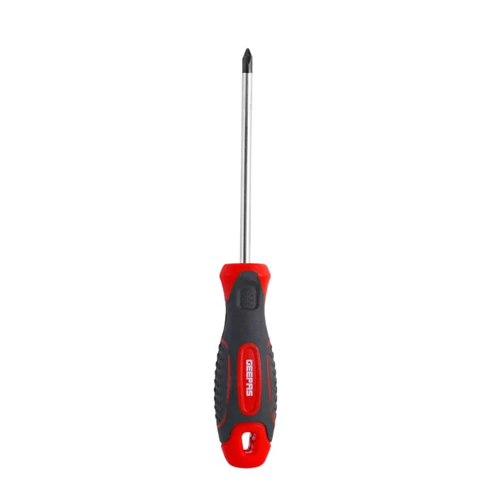 Geepas Precision Screwdriver - Containing One Slotted, Soft Grip Rubber Insulated Handle | Ideal for Repair, Workshop, Home Use & More | Bi-Coloured Red/Black - Image 4