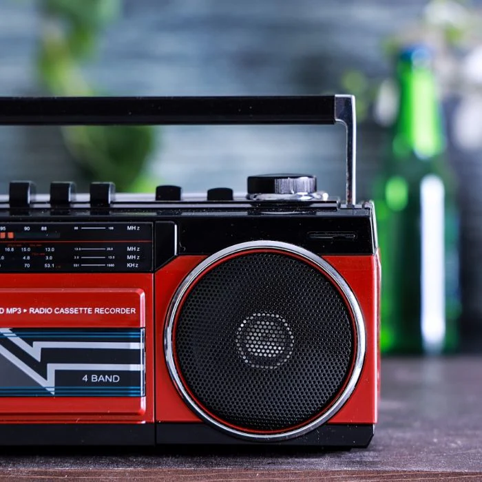 Geepas Radio Casset Recorder - Speakers with USB, SD Slots, MP3 & BT | Cassette Player, Microphone with Recording Function | Autostop Function | 2 Years Warranty - Image 6