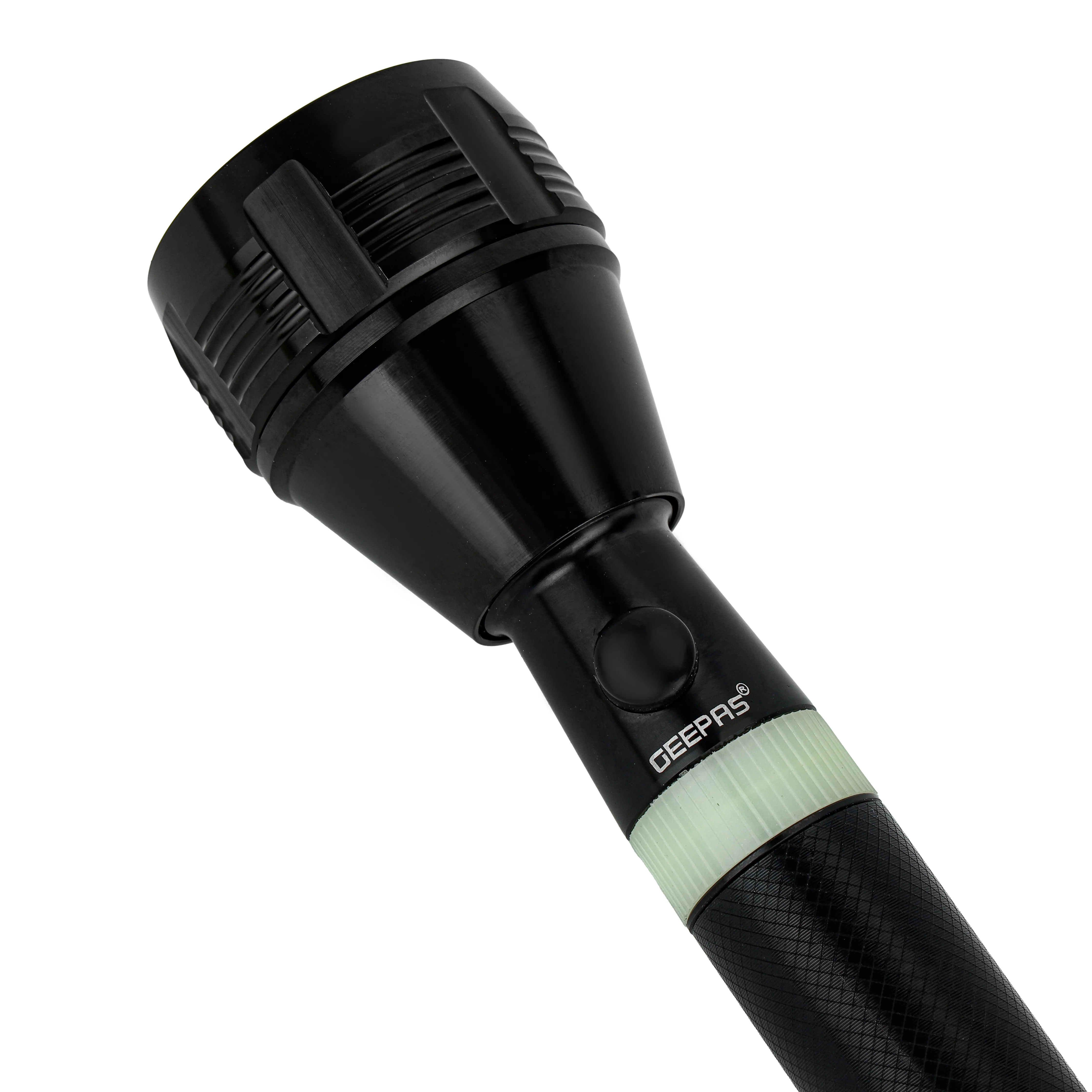 Geepas Rechargeable LED Flashlight, 3 In 1 Family Pack 253MM - Hyper Bright White 2000 Meters Range Portable Torch High Beam LED Flashlight| Water Proof Pocket Flashlight with Charger, battery - Image 5