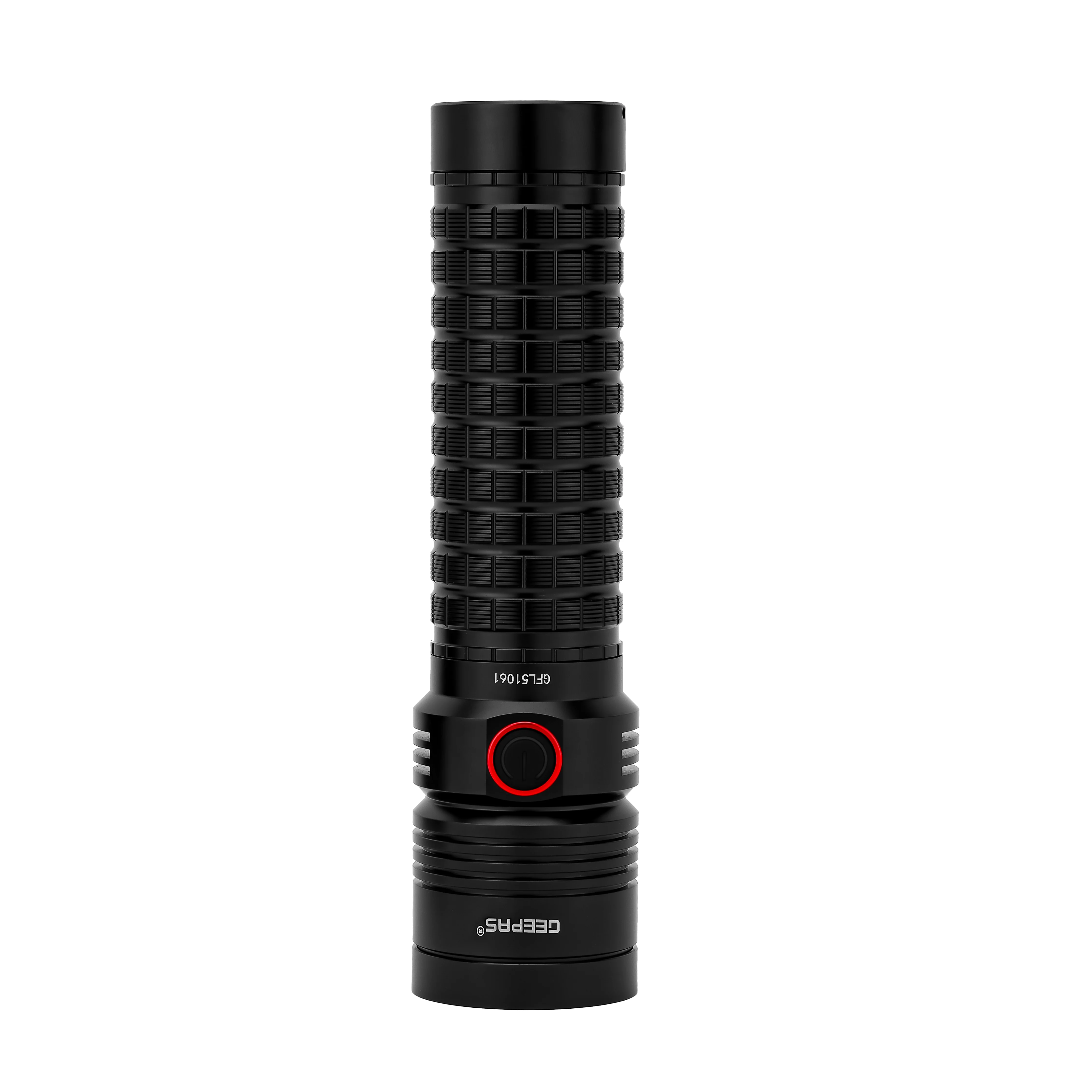 Geepas Rechargeable LED Flashlight- GFL51061/ 50W, 6500-8000K, Perfect for Indoor and Outdoor Use, 30 Hours Continuous Working/ with Aircraft Aluminum Housing - Image 4