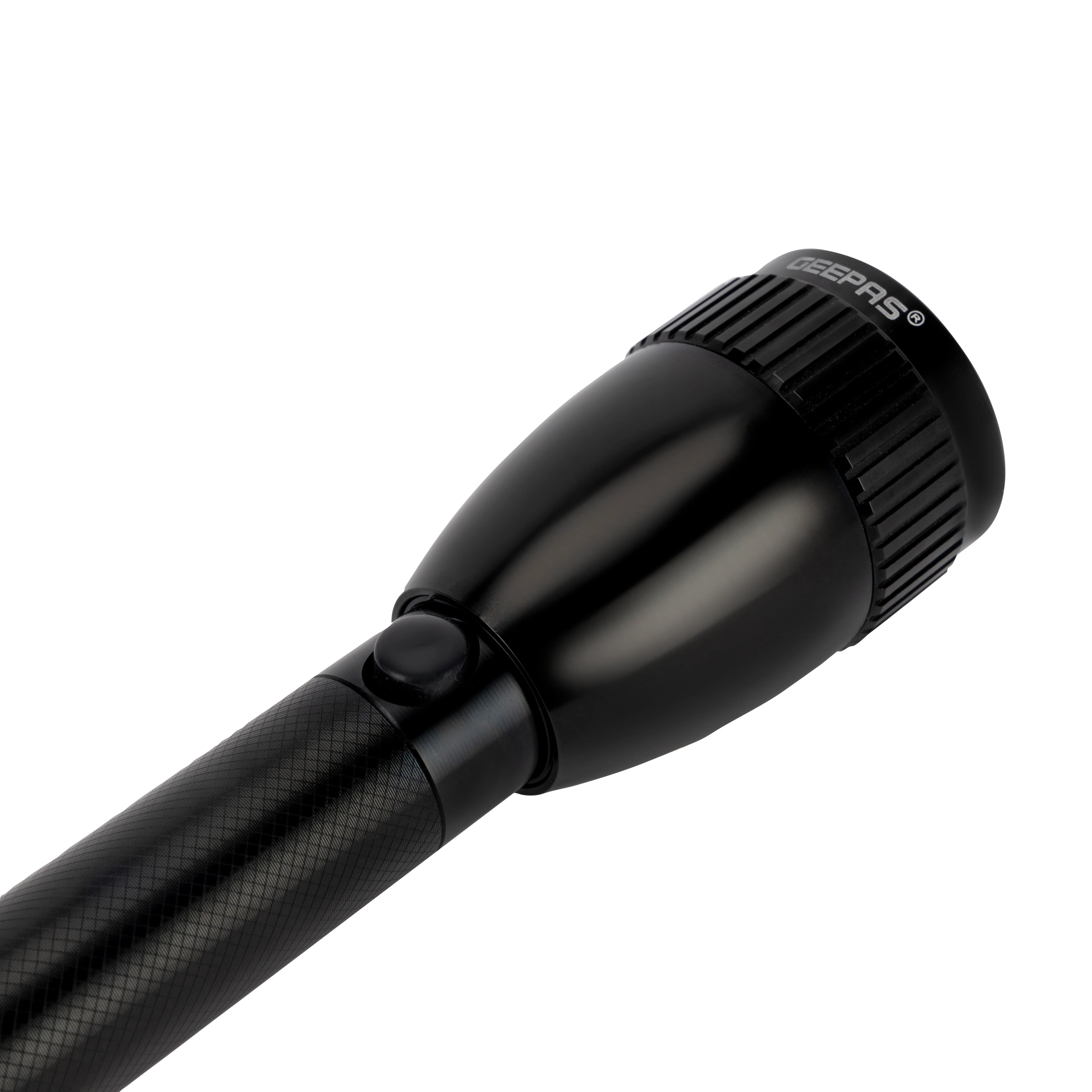 Geepas Rechargeable LED Flashlight - Hyper Bright Cool White Micro Chip LED 2000 Meters Range, Portable Torch | Charge 500 Times, High Durable Battery, Highly Durable Waterproof Body - Image 3