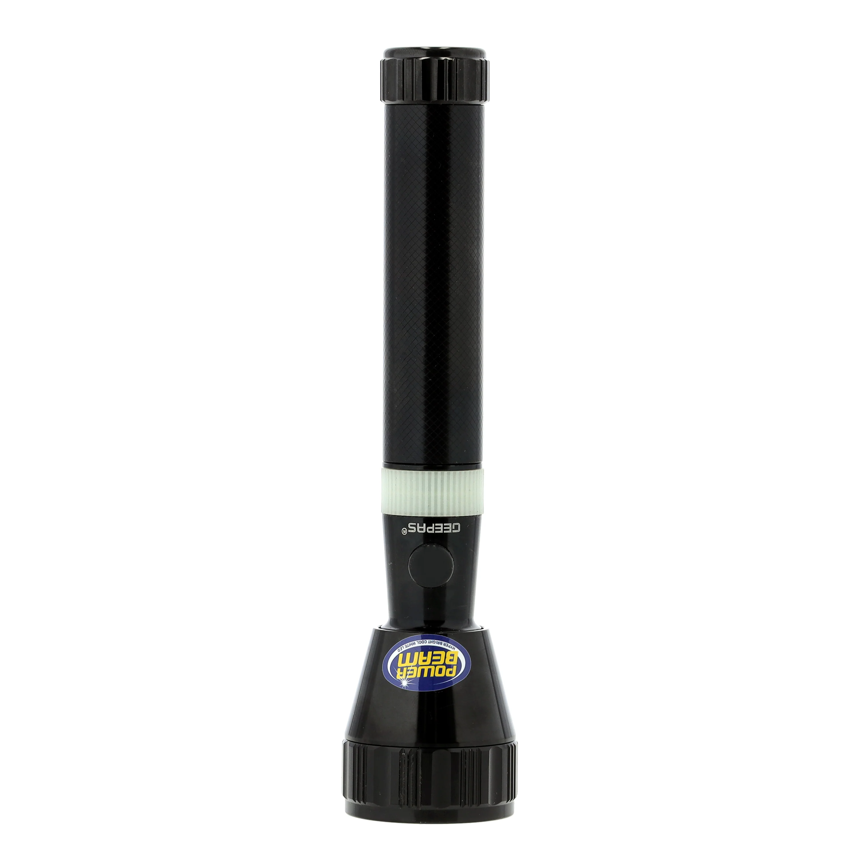 Geepas Rechargeable LED Flashlight - Hyper Bright White 1800 Meters Range Portable Torch High Beam LED Flashlight| Pocket Flashlight with Charger - Image 4