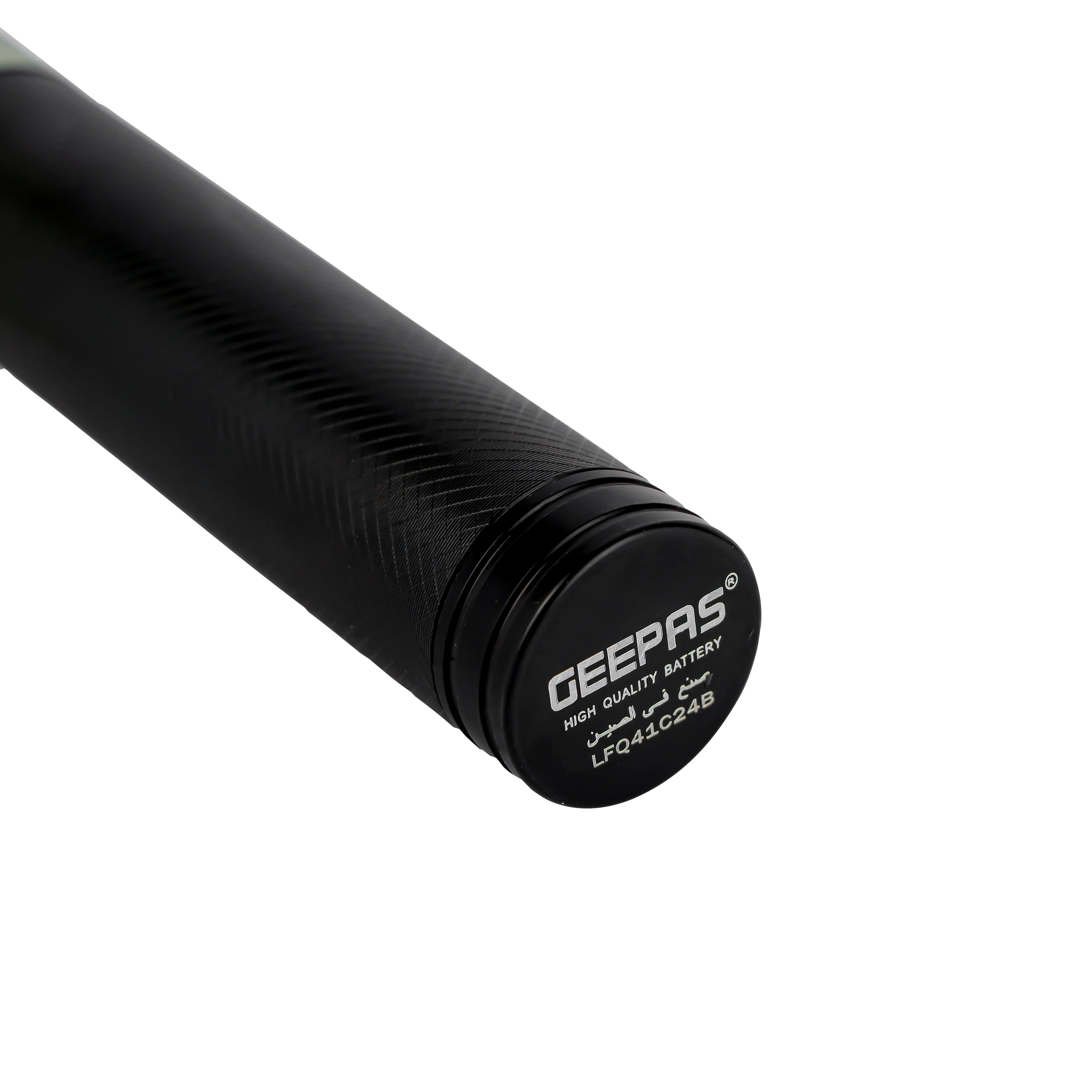 Geepas Rechargeable LED Flashlight - Hyper Bright White Chip LED Torch 1800 Meters High Range Distance Portable Torch High Beam LED Flashlight Zoomable Tactical Pocket Flashlight for Camping Bicycle Hiking and Emergency Use - Image 3