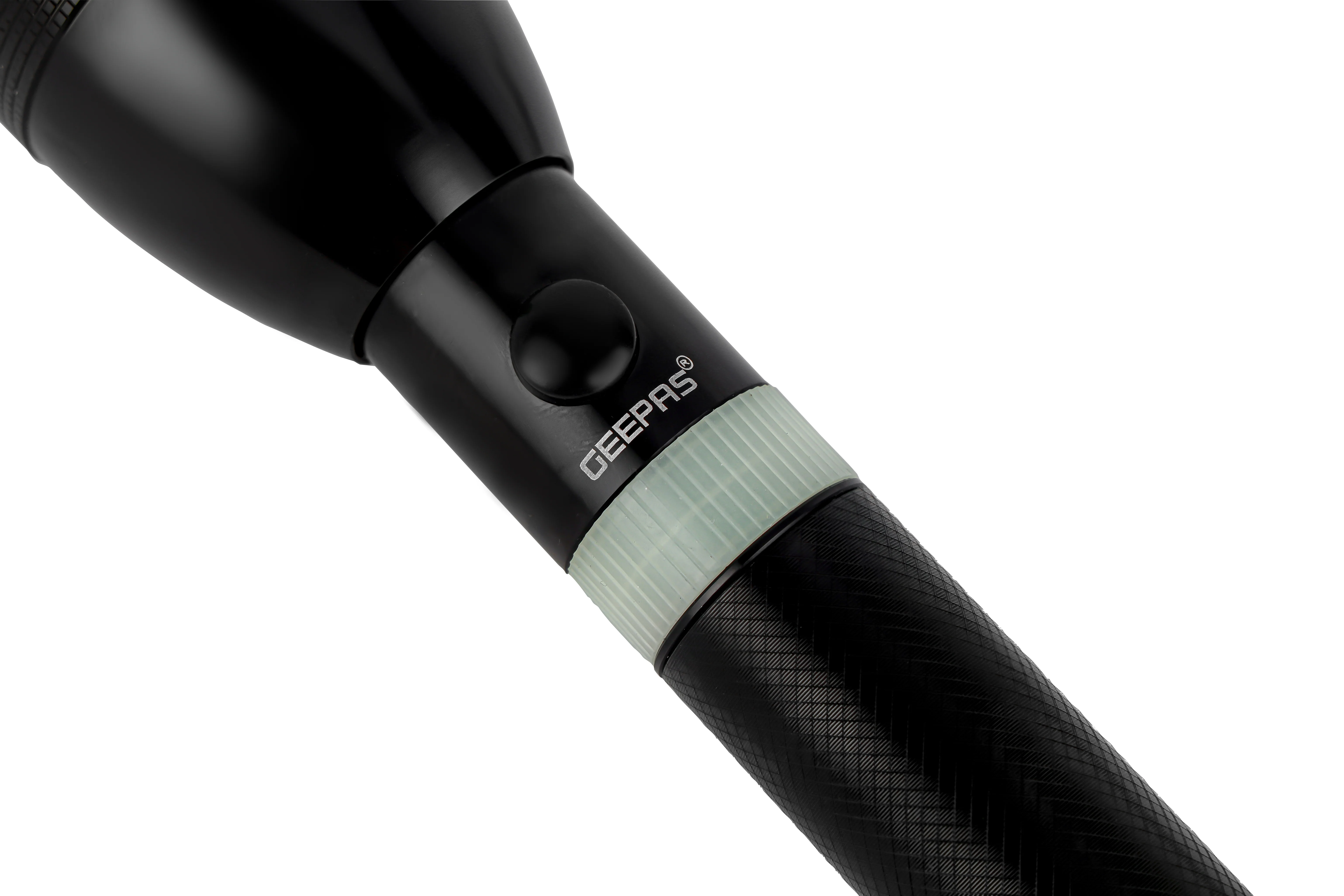 Geepas Rechargeable LED Flashlight - Hyper Bright White Chip LED Torch 1800 Meters High Range Distance Portable Torch High Beam LED Flashlight Zoomable Tactical Pocket Flashlight for Camping Bicycle Hiking and Emergency Use - Image 4