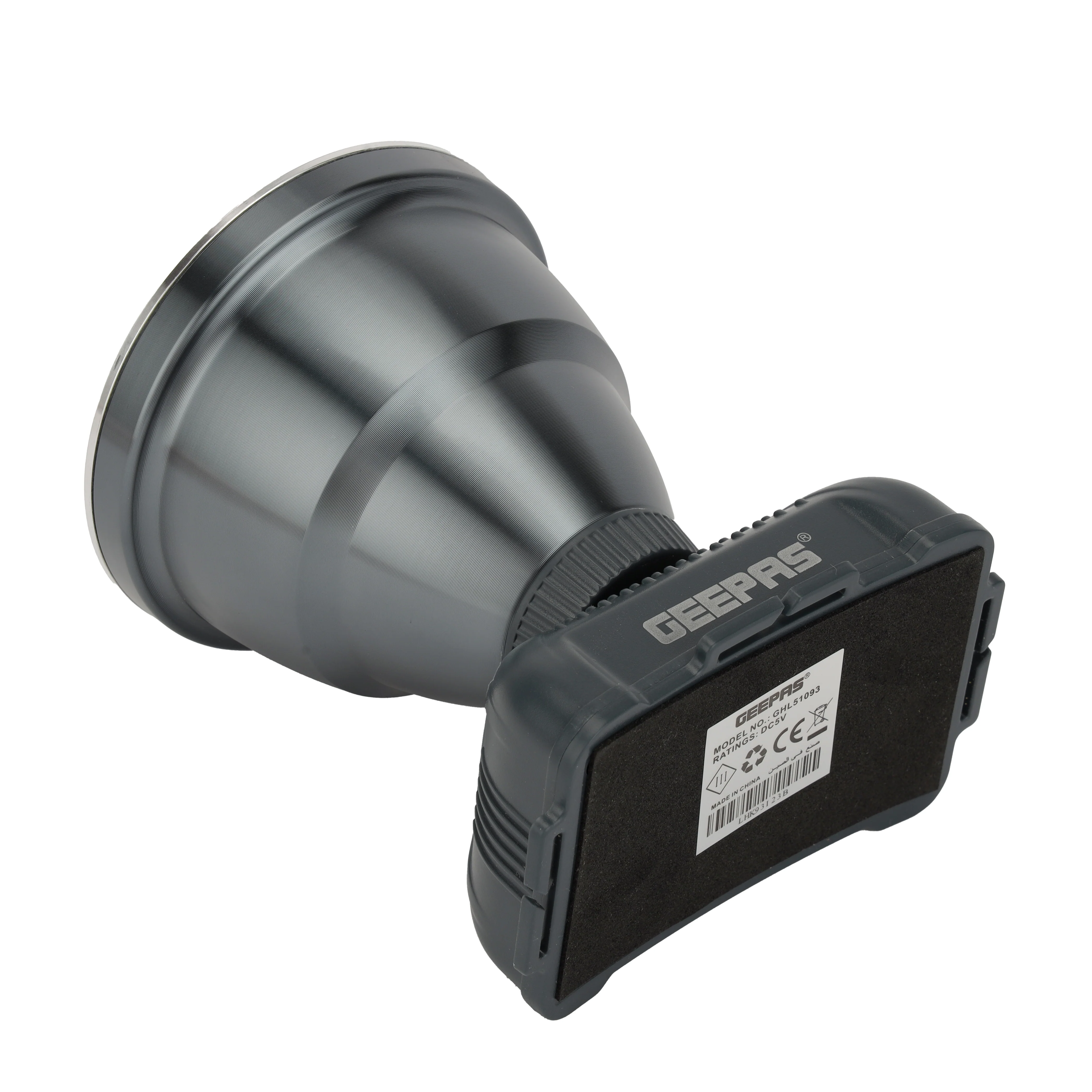 Geepas Rechargeable LED Headlamp GHL51093 |Lightweight & Portable with Lithium Battery |Strong, Low & Flashing Modes | Ideal for Camping, Hiking, Cycling & Fishing |Black - Image 4