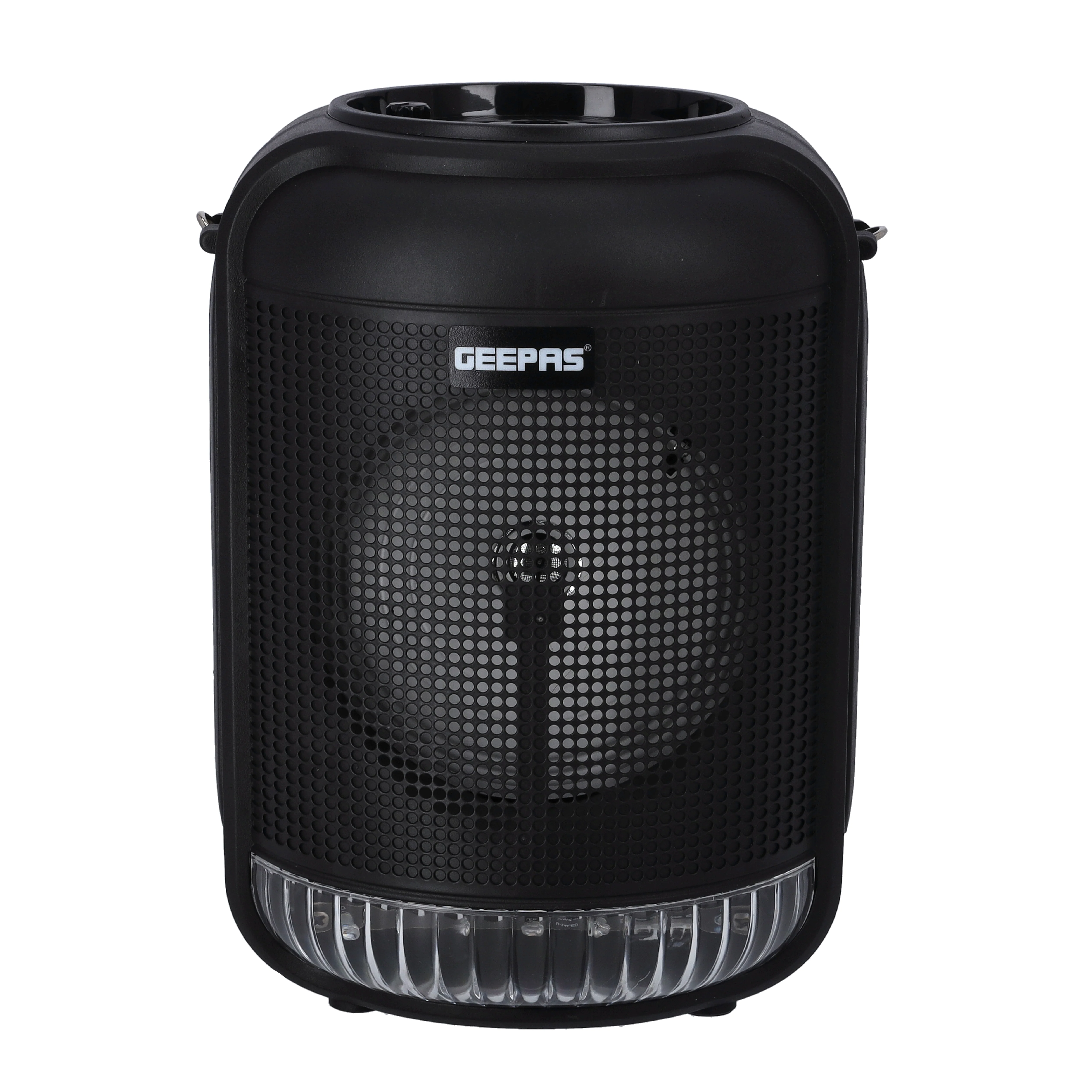 Geepas GMS11186 Rechargeable Portable Speaker | 25000W PMPO| Bluetooth & TWS| 6.5” Woofer| FM/USB/TF/AUX| LED Light| Wireless Mic| 3.7V 1800mAh Battery| 2 Years Warranty - Image 5