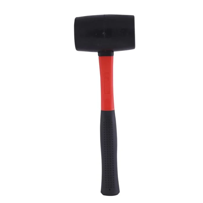 Geepas Rubber Mallet with Fiber Handle 24Oz - Hardwood Shaft Rubber Mallet Double-Face Hammer with Soft/Hard Tips | Ideal for woodworking, cabinet and furniture making, auto body and metal fabrication - Image 3