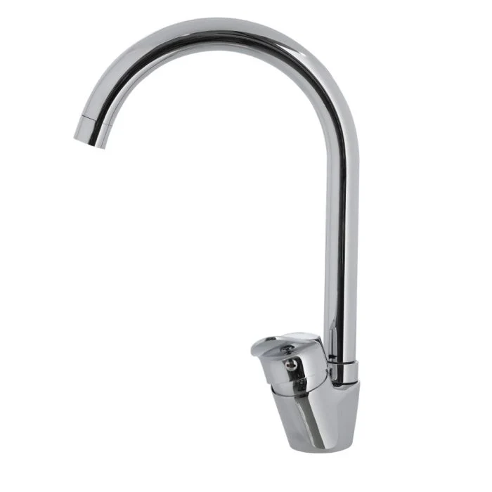 Geepas Single Lever Sink Mixer - Ergonomic Design One Handle Water-Saving Sink Mixer Tap | Brass Construction with Ceramic Cartridge | Ideal for Bathroom, Kitchen & More | 5 Years Warranty - Image 2