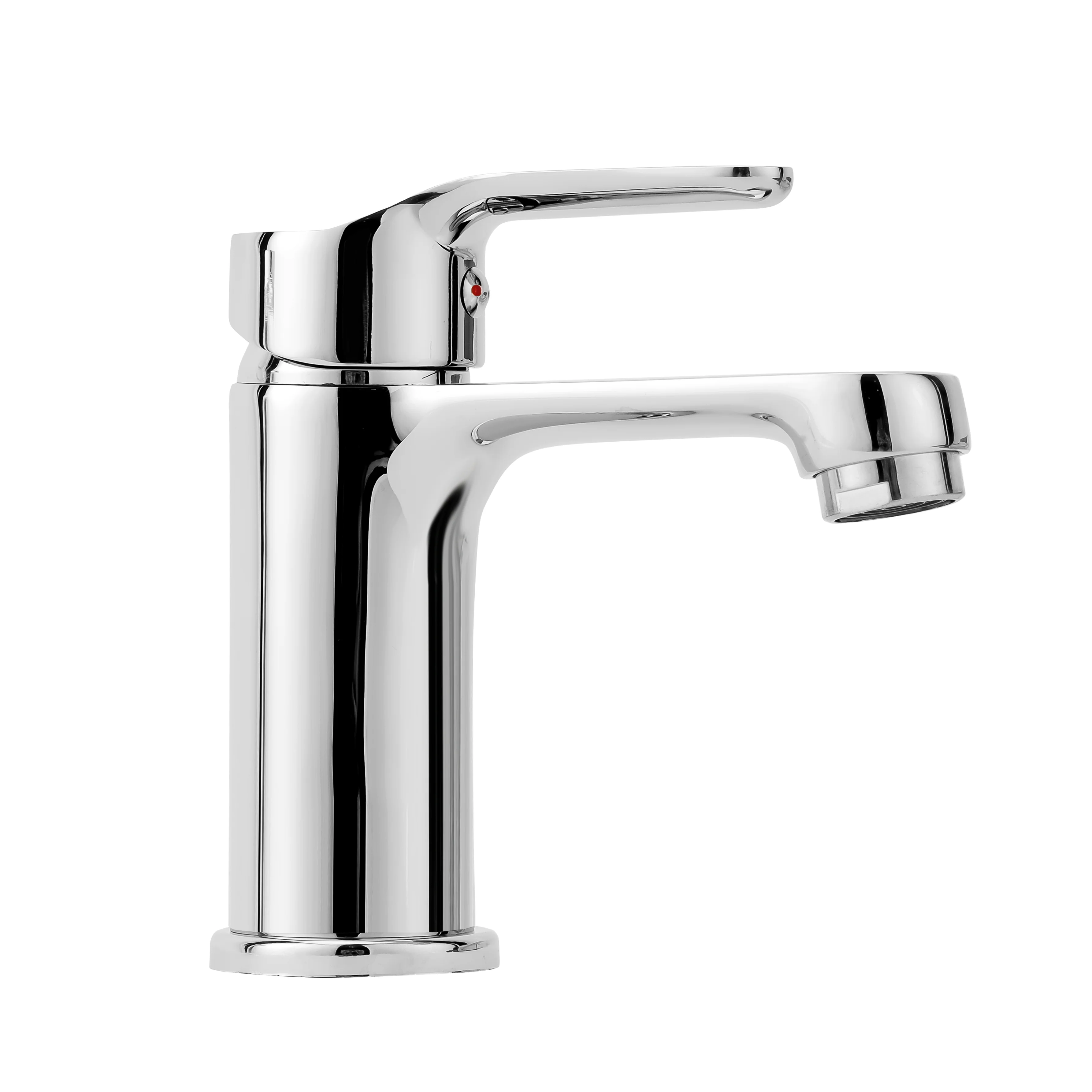 Geepas Single Lever Wash Basin Mixer- GSW61163 | Brass Deck Mount Tap, Solid Metal Handle, Ceramic Disc Cartridge, Leak-Proof Design, Chrome Finish, 5-Year Warranty - Image 3