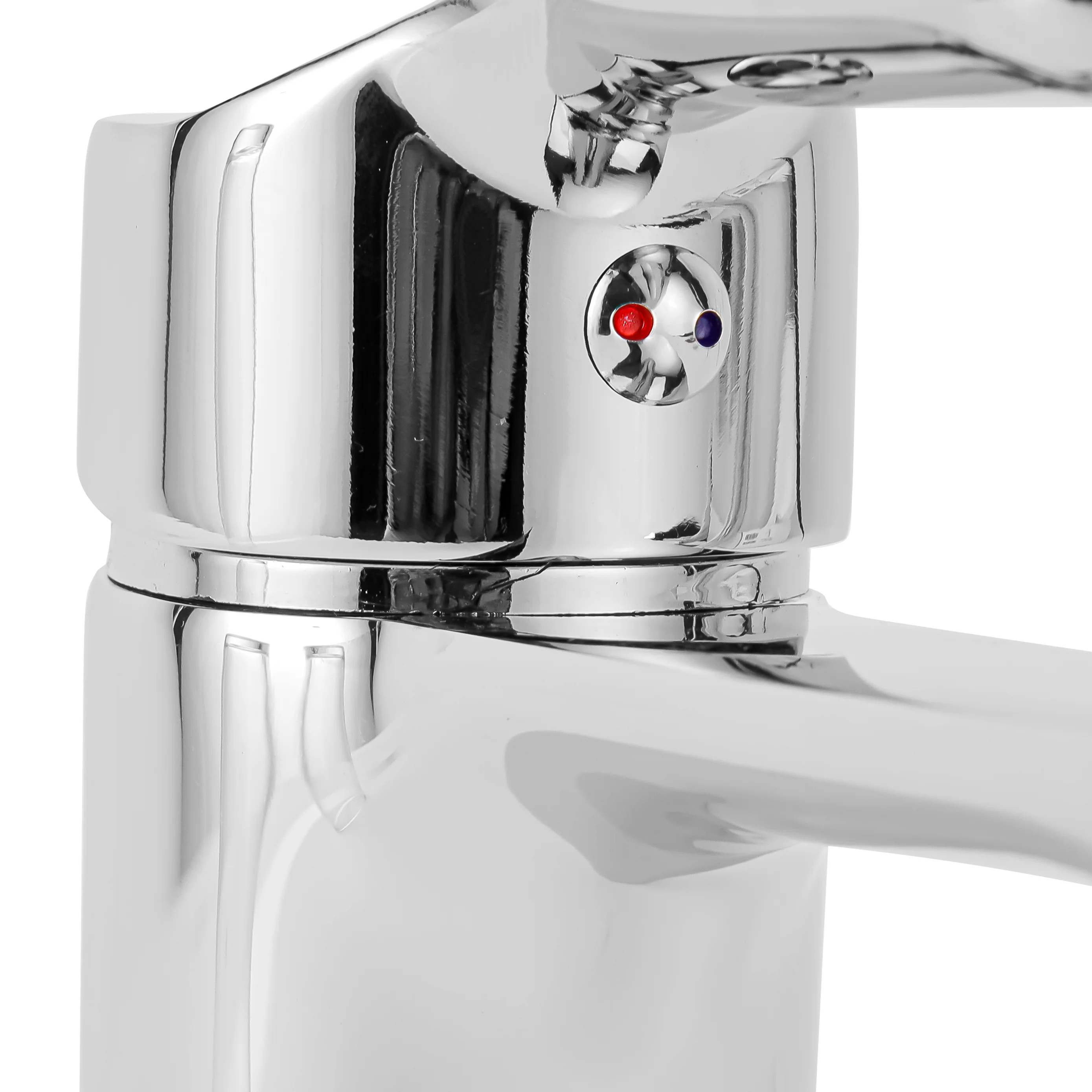 Geepas Single Lever Wash Basin Mixer- GSW61163 | Brass Deck Mount Tap, Solid Metal Handle, Ceramic Disc Cartridge, Leak-Proof Design, Chrome Finish, 5-Year Warranty - Image 5