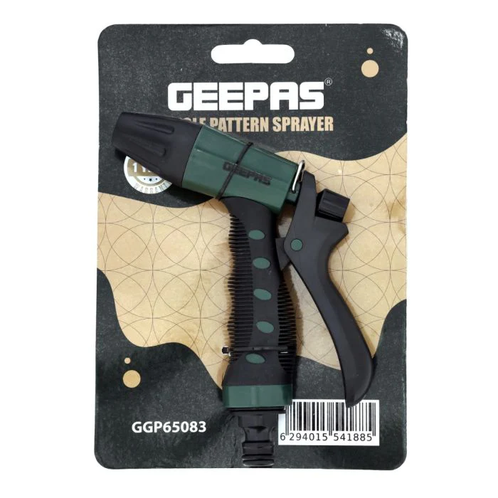 GEEPAS Single Pattern Spray, Water Hose Nozzle Sprayer, GGP65083 | On/ Off Valve for Easy Water Control - Image 2