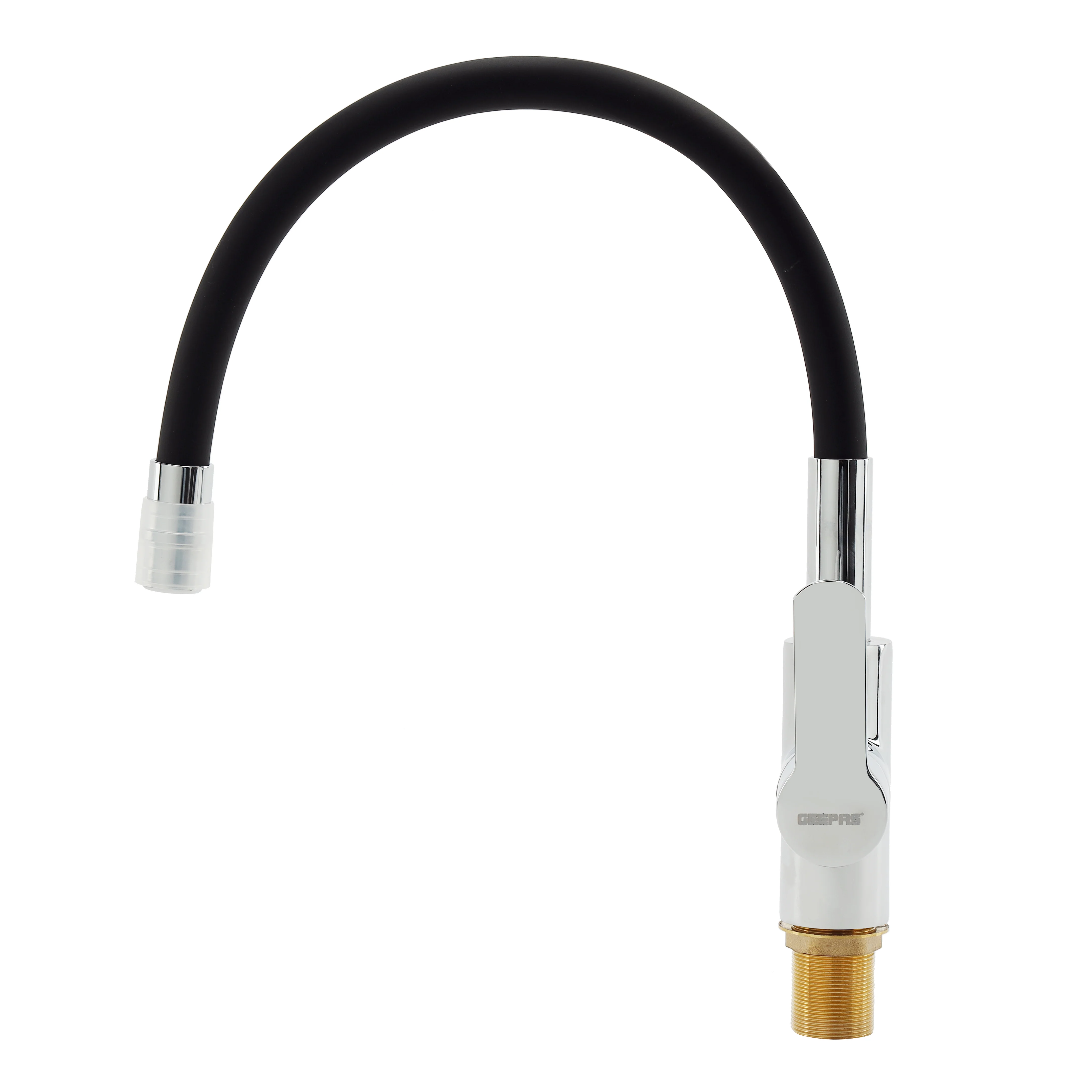 Geepas Single Lever Sink Mixer GSW61145 | Brass Deck Mounted Tap for Kitchen/Bathroom | Solid Handle, Ceramic Cartridge, Leak-Proof, 360° Swivel | 5-Year Warranty - Image 2