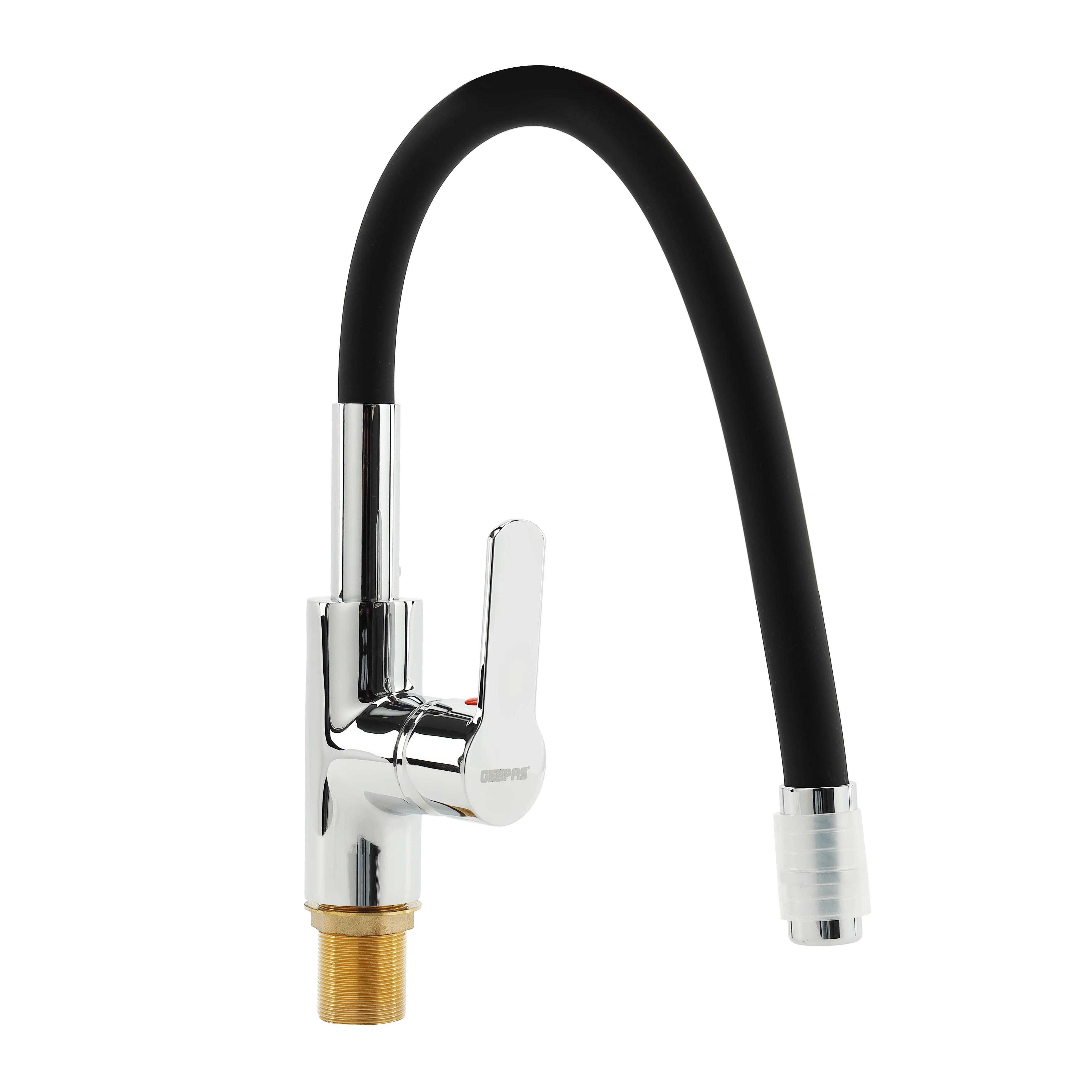 Geepas Single Lever Sink Mixer GSW61145 | Brass Deck Mounted Tap for Kitchen/Bathroom | Solid Handle, Ceramic Cartridge, Leak-Proof, 360° Swivel | 5-Year Warranty - Image 3
