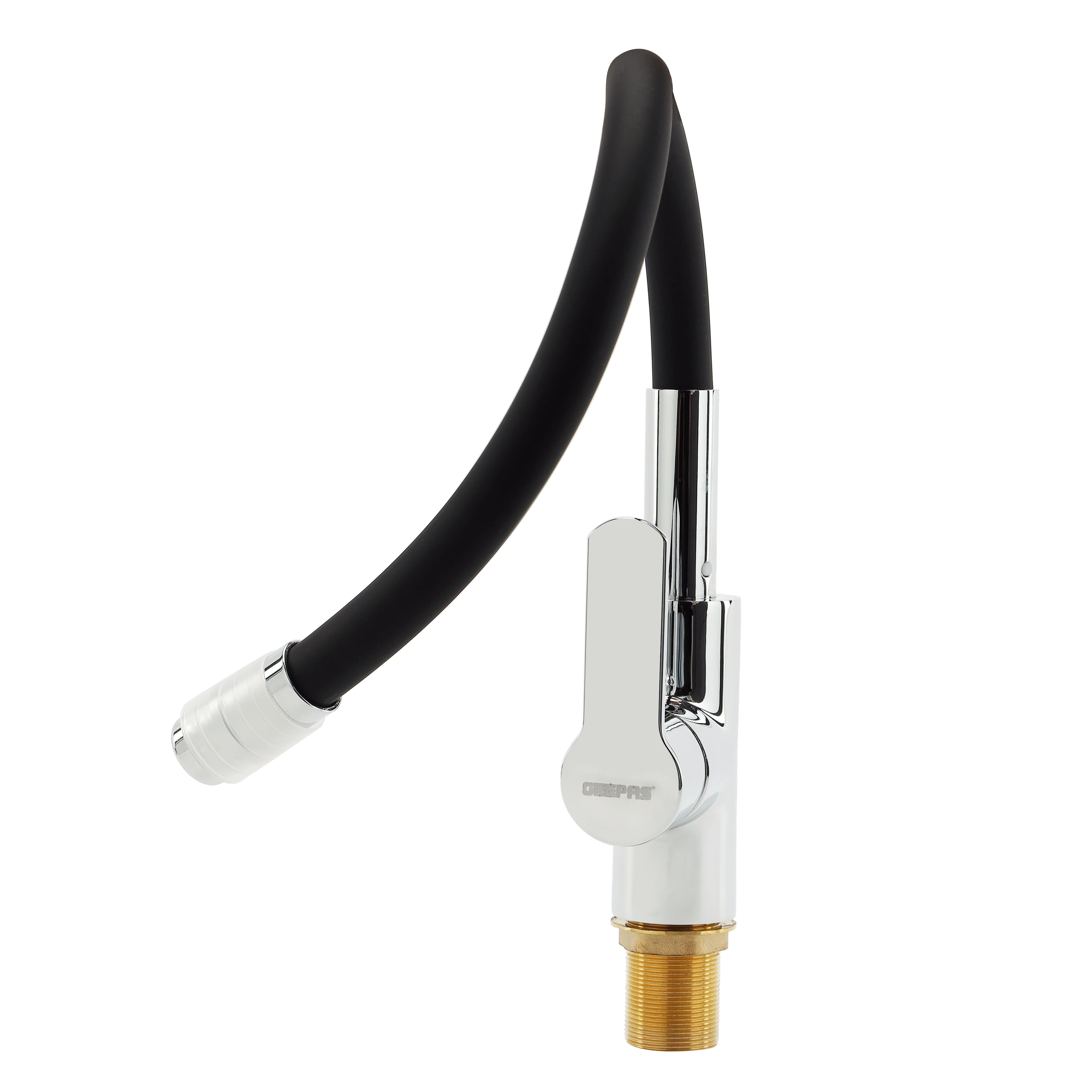Geepas Single Lever Sink Mixer GSW61145 | Brass Deck Mounted Tap for Kitchen/Bathroom | Solid Handle, Ceramic Cartridge, Leak-Proof, 360° Swivel | 5-Year Warranty - Image 4