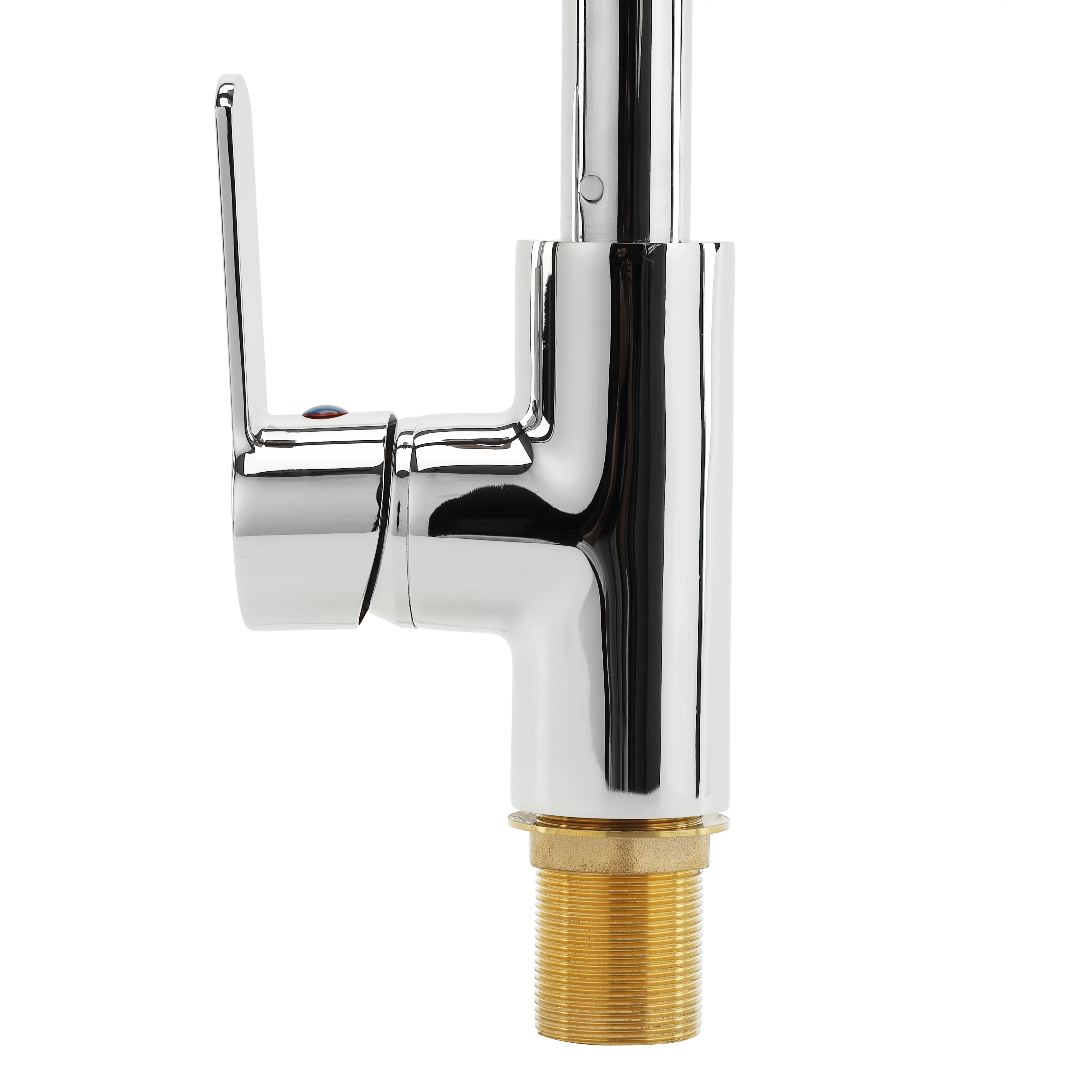 Geepas Single Lever Sink Mixer GSW61145 | Brass Deck Mounted Tap for Kitchen/Bathroom | Solid Handle, Ceramic Cartridge, Leak-Proof, 360° Swivel | 5-Year Warranty - Image 5