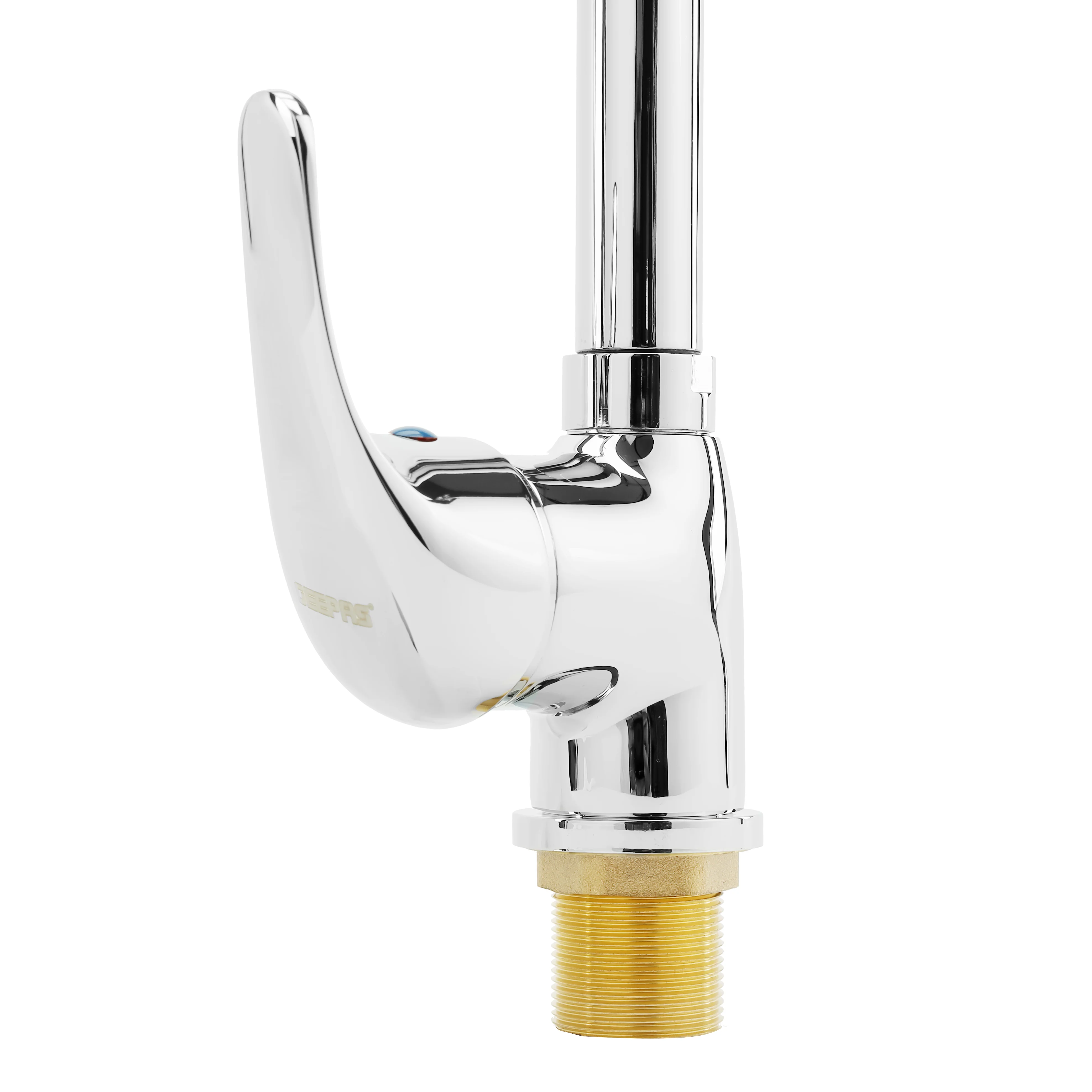 Geepas Sink Mixer GSW61147 | Brass Deck Mounted Tap for Kitchen & Bathroom | Durable Lever Handle | Ceramic Cartridge | 360° Swivel Spout | Leak-Proof | 5-Years Warranty - Image 4