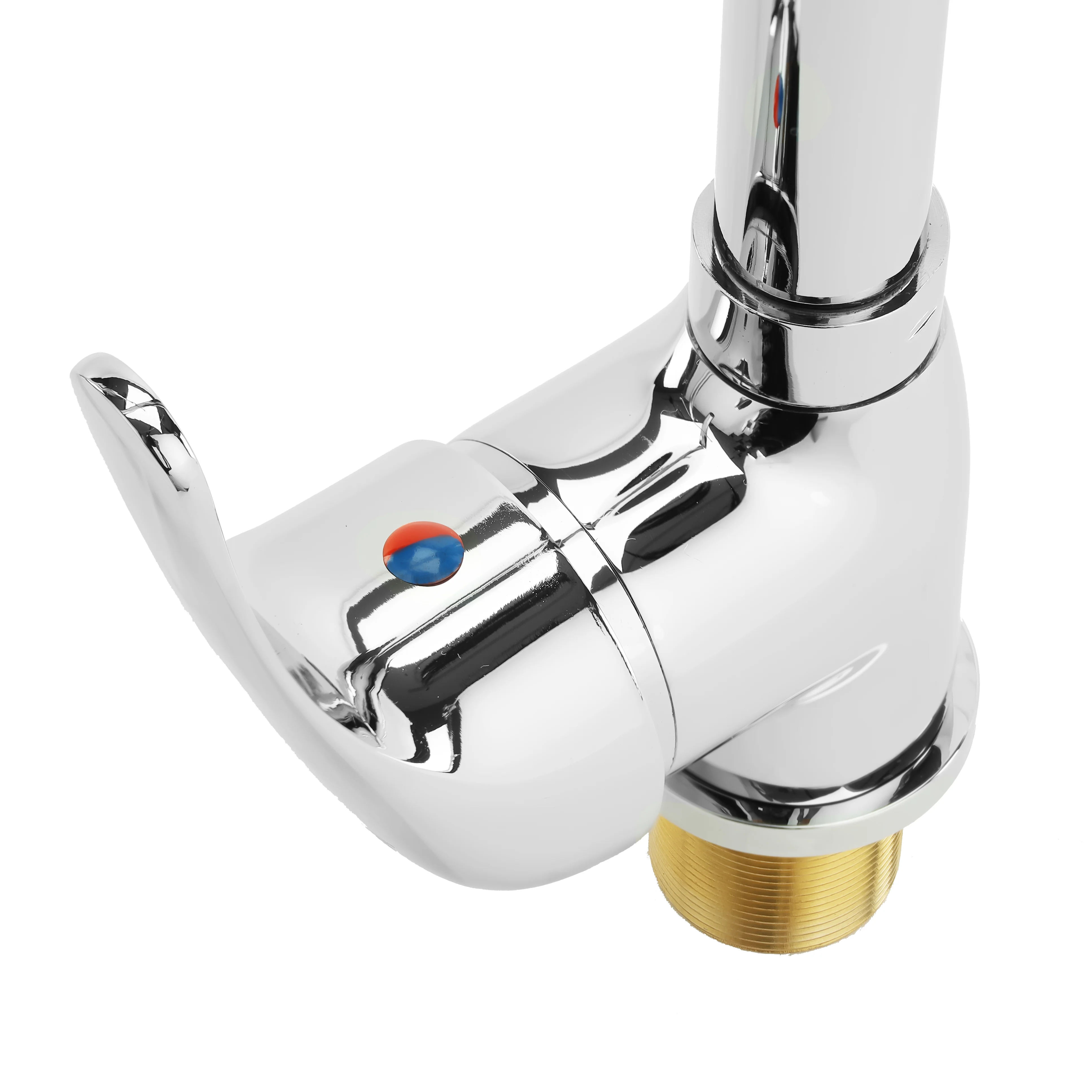 Geepas Sink Mixer GSW61147 | Brass Deck Mounted Tap for Kitchen & Bathroom | Durable Lever Handle | Ceramic Cartridge | 360° Swivel Spout | Leak-Proof | 5-Years Warranty - Image 5