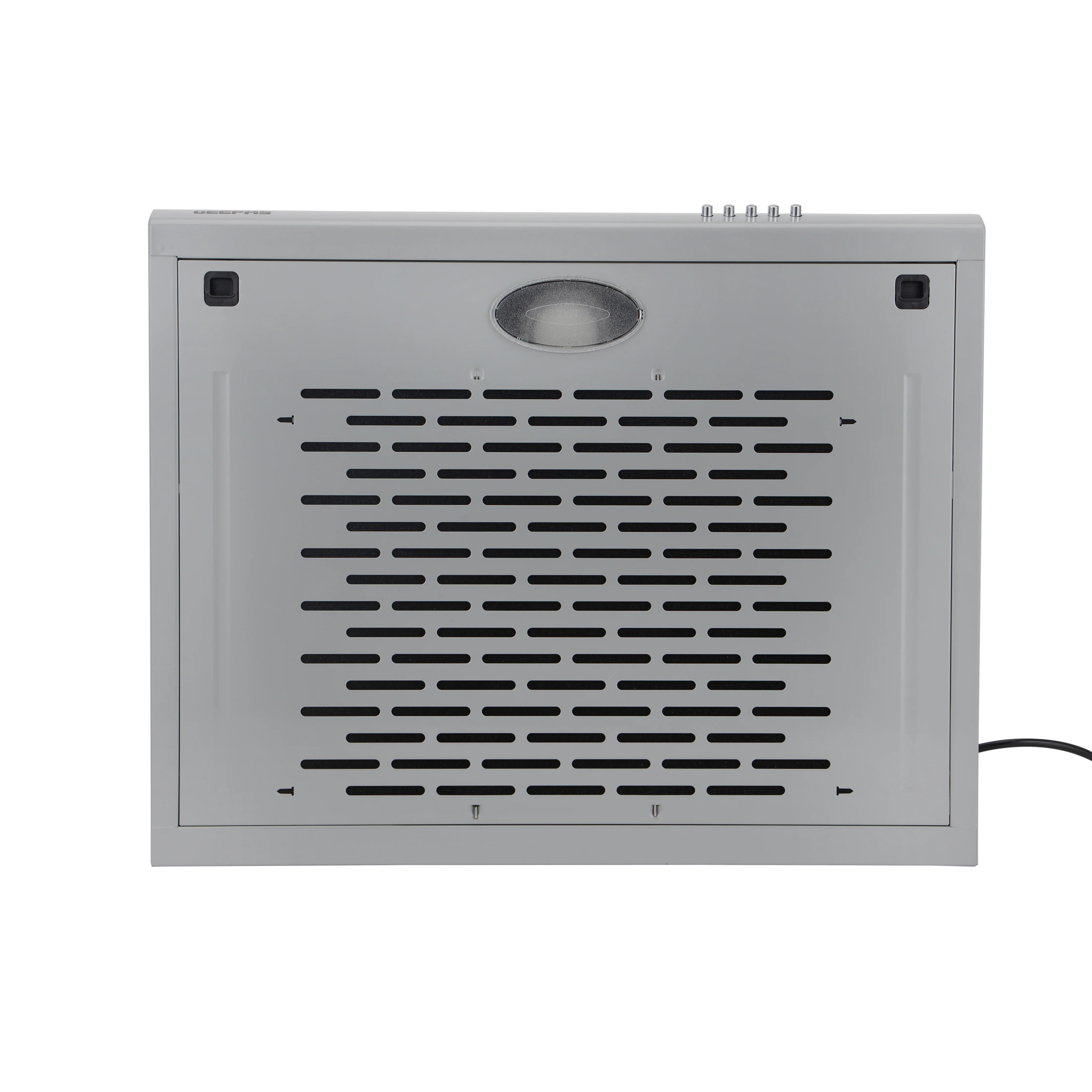 Geepas Slim Hood GHD624GCS | Slim Design Kitchen Hood with 80W Motor| 3 Speed Push Button Control| 200 m³/h Suction Power| LED Light| Charcoal Filter| 1 Year Warranty - Image 2