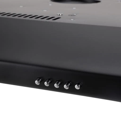 Geepas Slim Hood GHD625BCS | Stylish Black Slim Kitchen Hood | 80W Motor| 3 Speed Push Button Control | 200 m³/h Suction Power| Charcoal Filter |  1 Year Warranty - Image 5