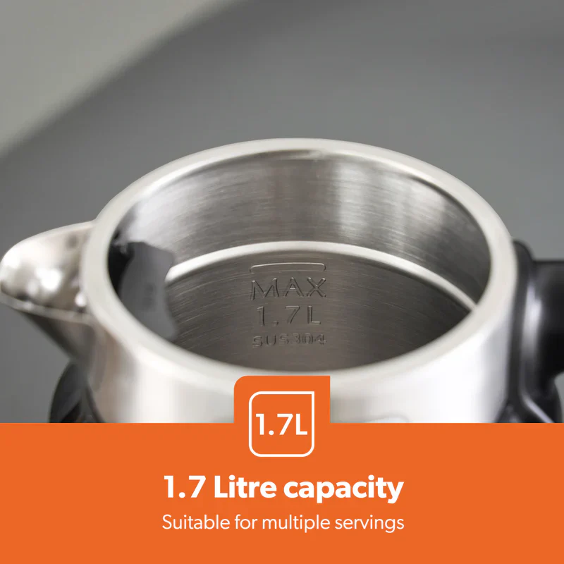 Geepas Smart Stainless Steel Kettle 1.7L GK38034 | WiFi & Voice App Control| Smart Temperature Settings| Fast Boiling| Auto Shut-Off | Durable Design | 2 Years Warranty - Image 6