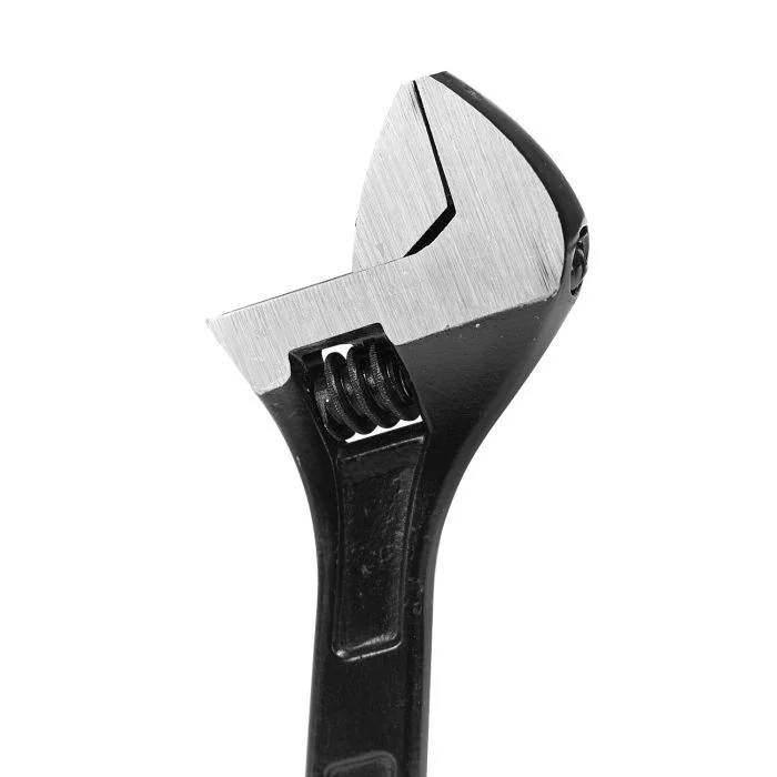 Geepas Soft Grip 12” Adjustable Wrench - Made of Highly Durable CRV, Black Phosphated Finish, Easy To Operate, Has a Double Colored Handle - Image 2